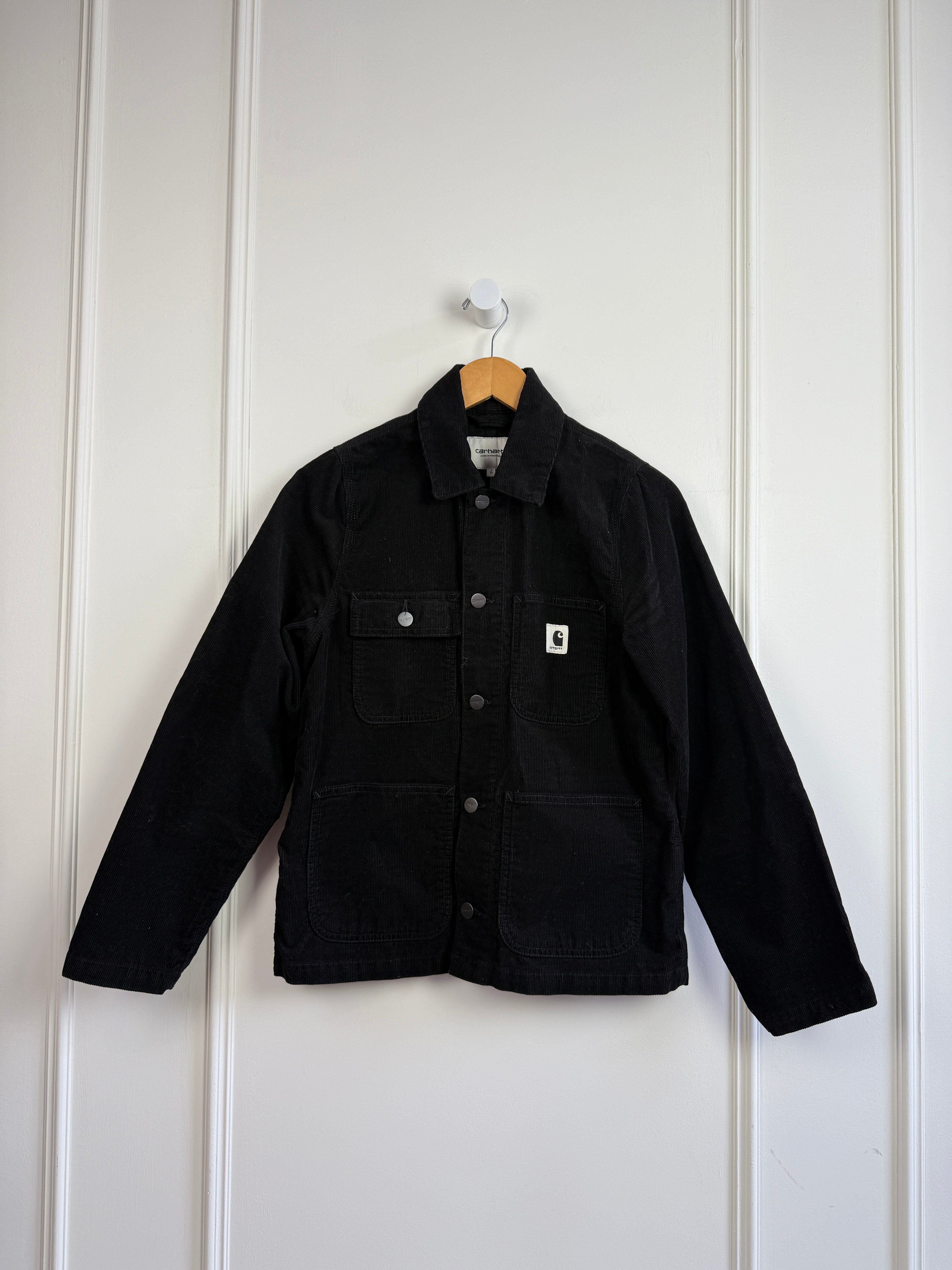 Carhartt Work in Progress Black Corduroy Button Up (S)