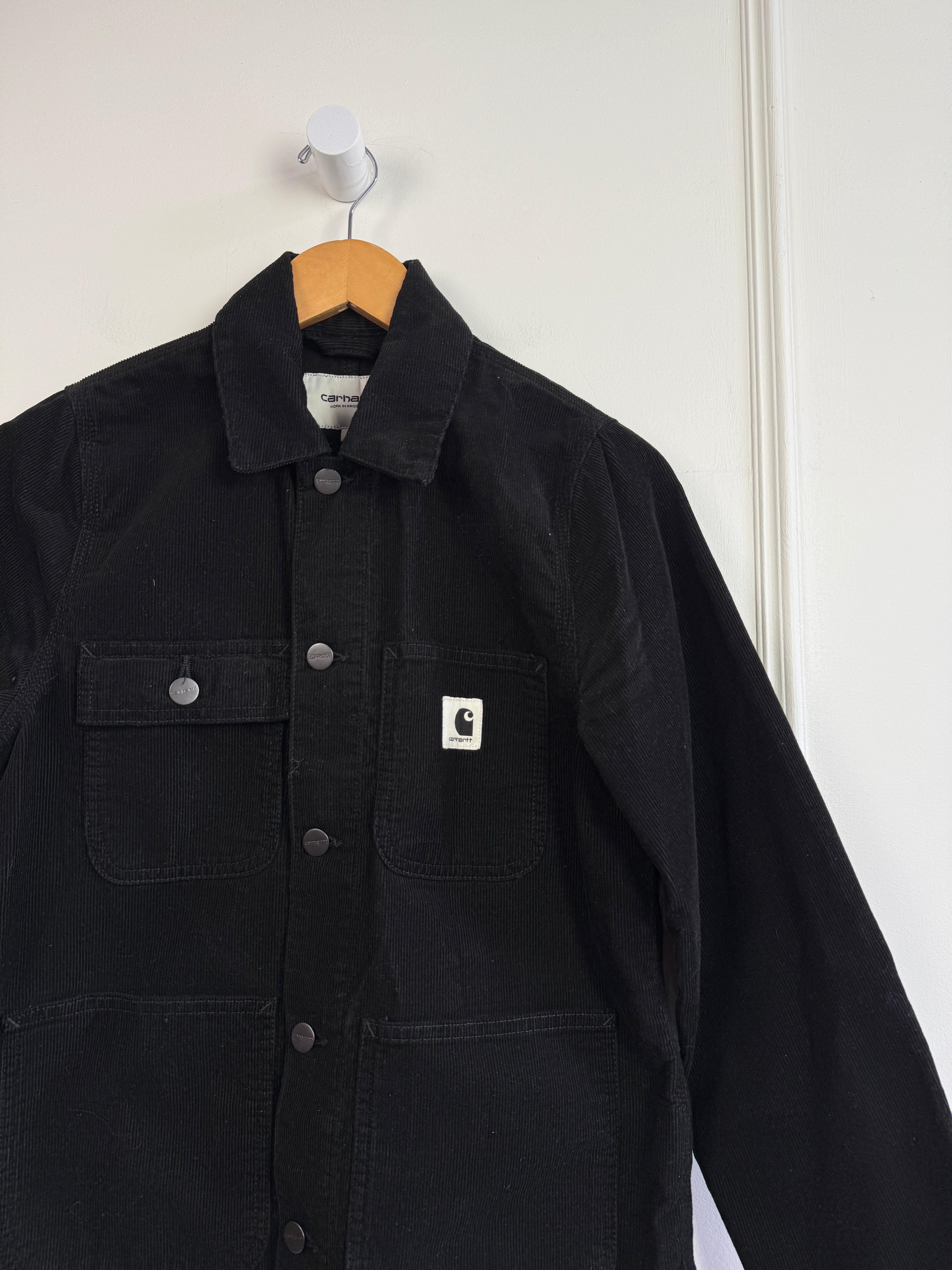 Carhartt Work in Progress Black Corduroy Button Up (S)