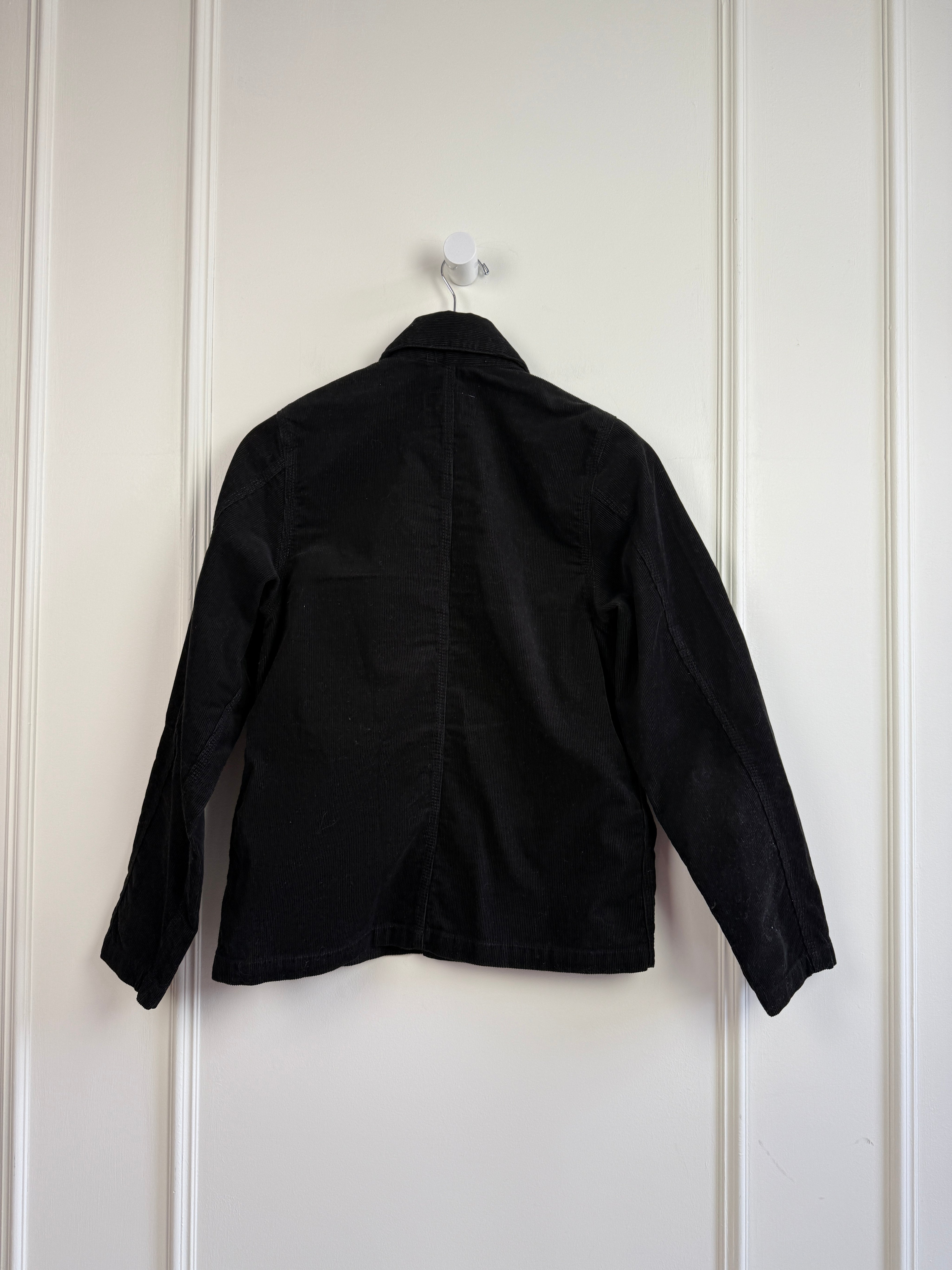 Carhartt Work in Progress Black Corduroy Button Up (S)