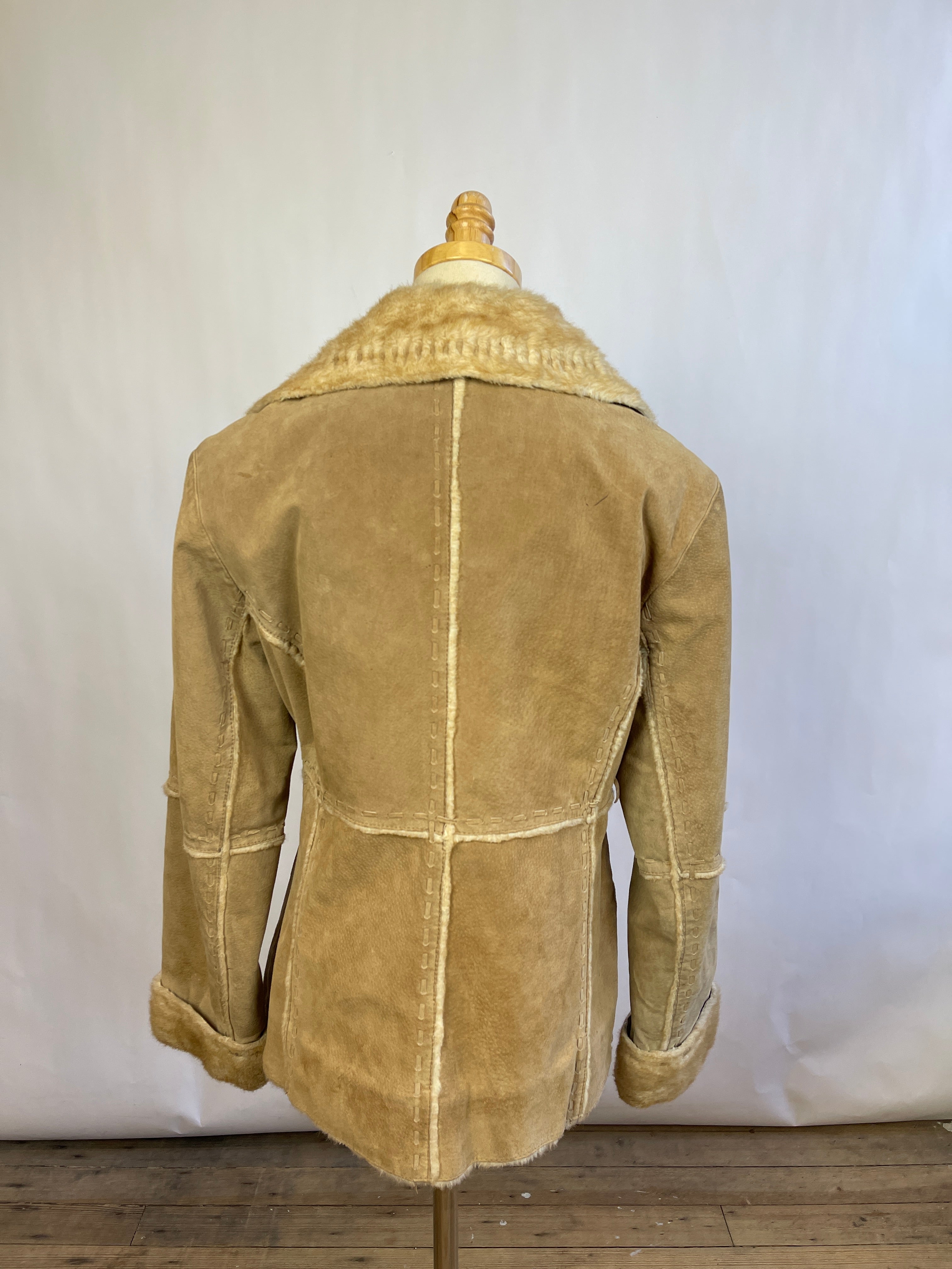 New York Classics Leather Coat (S)