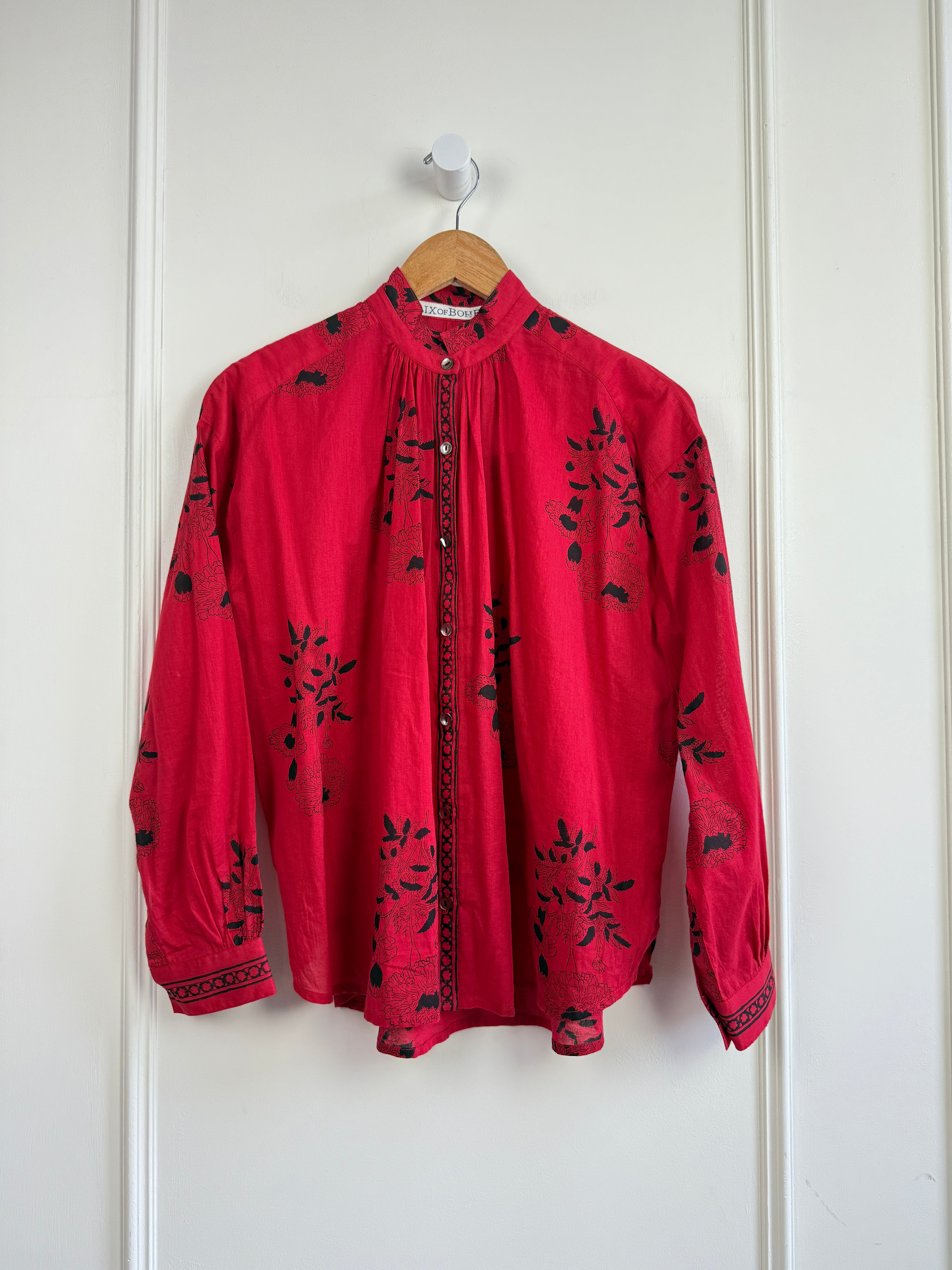 Alix of Bohemia Red Blouse (S)