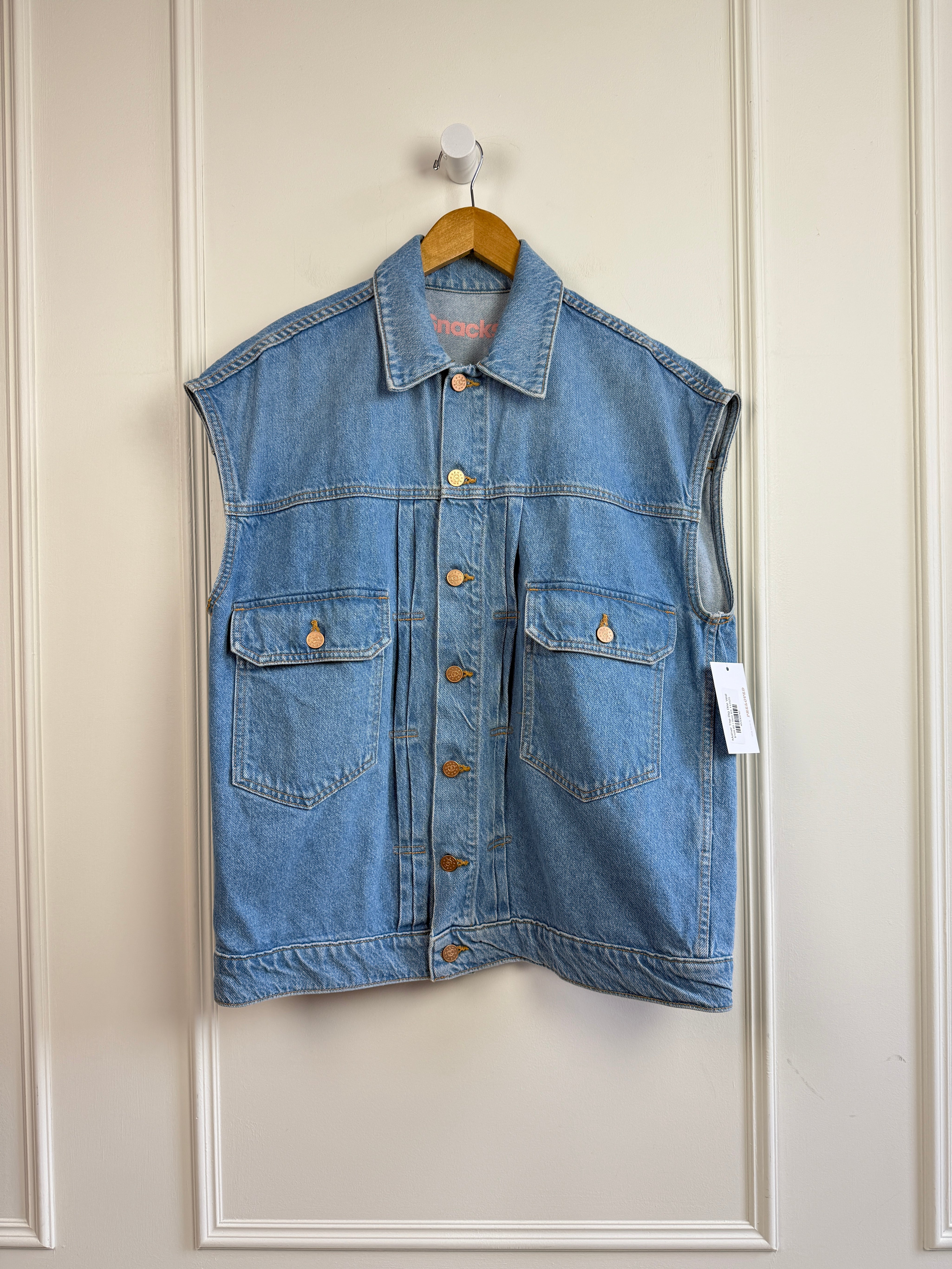 Mother Denim "The Big Bite Vest" (XS)