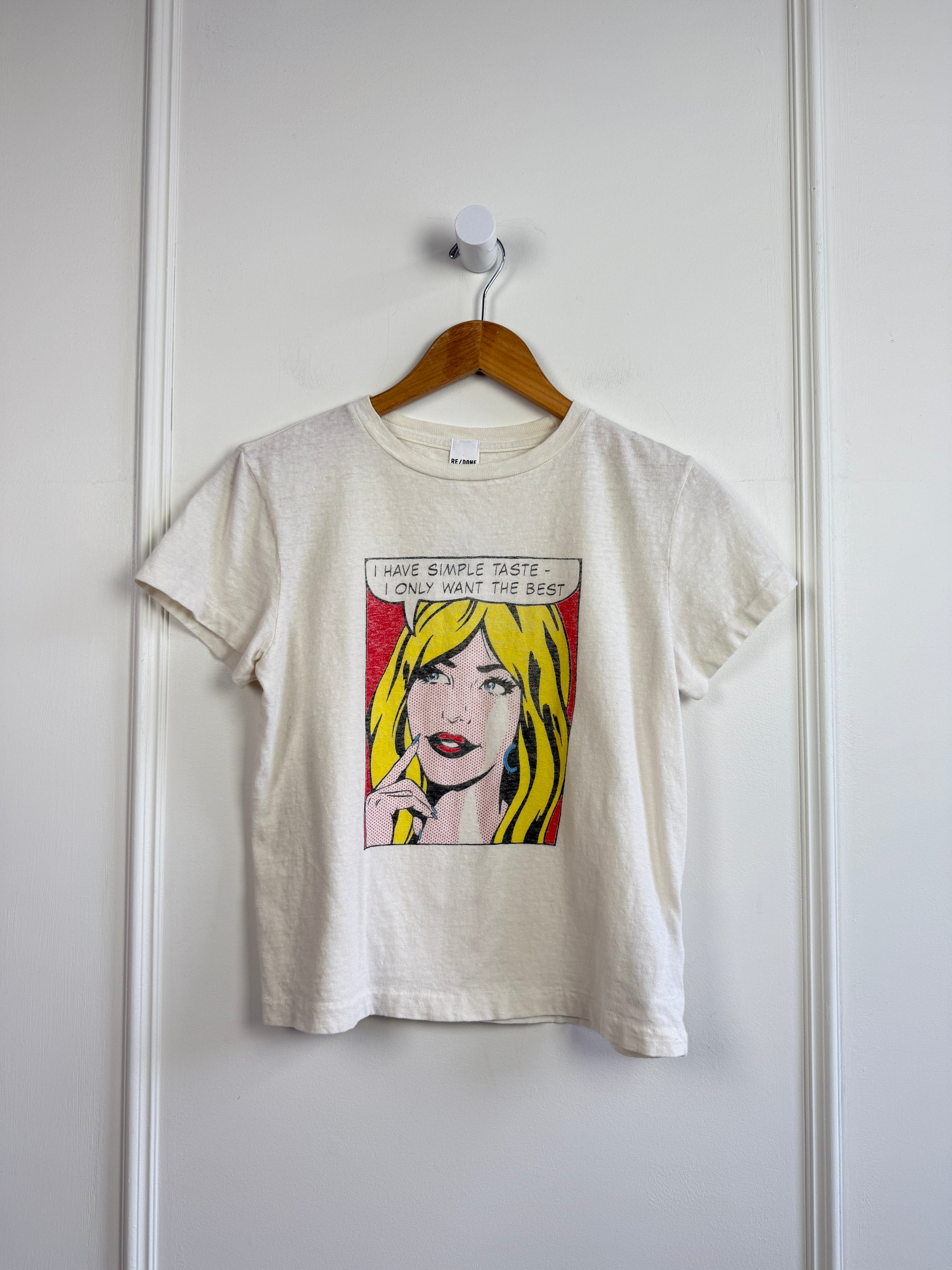 Re/Done Simple Taste Tee (S)