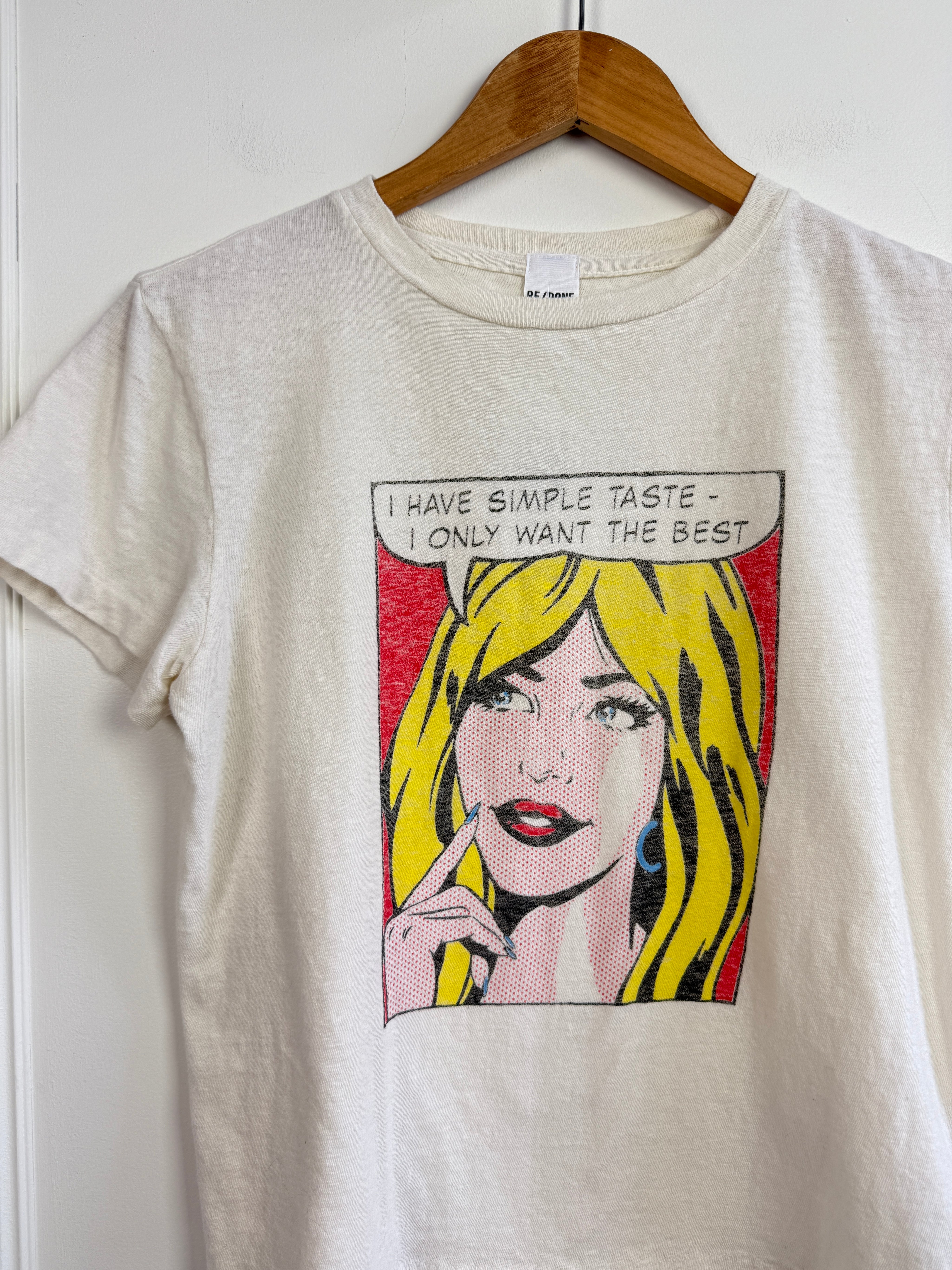 Re/Done Simple Taste Tee (S)