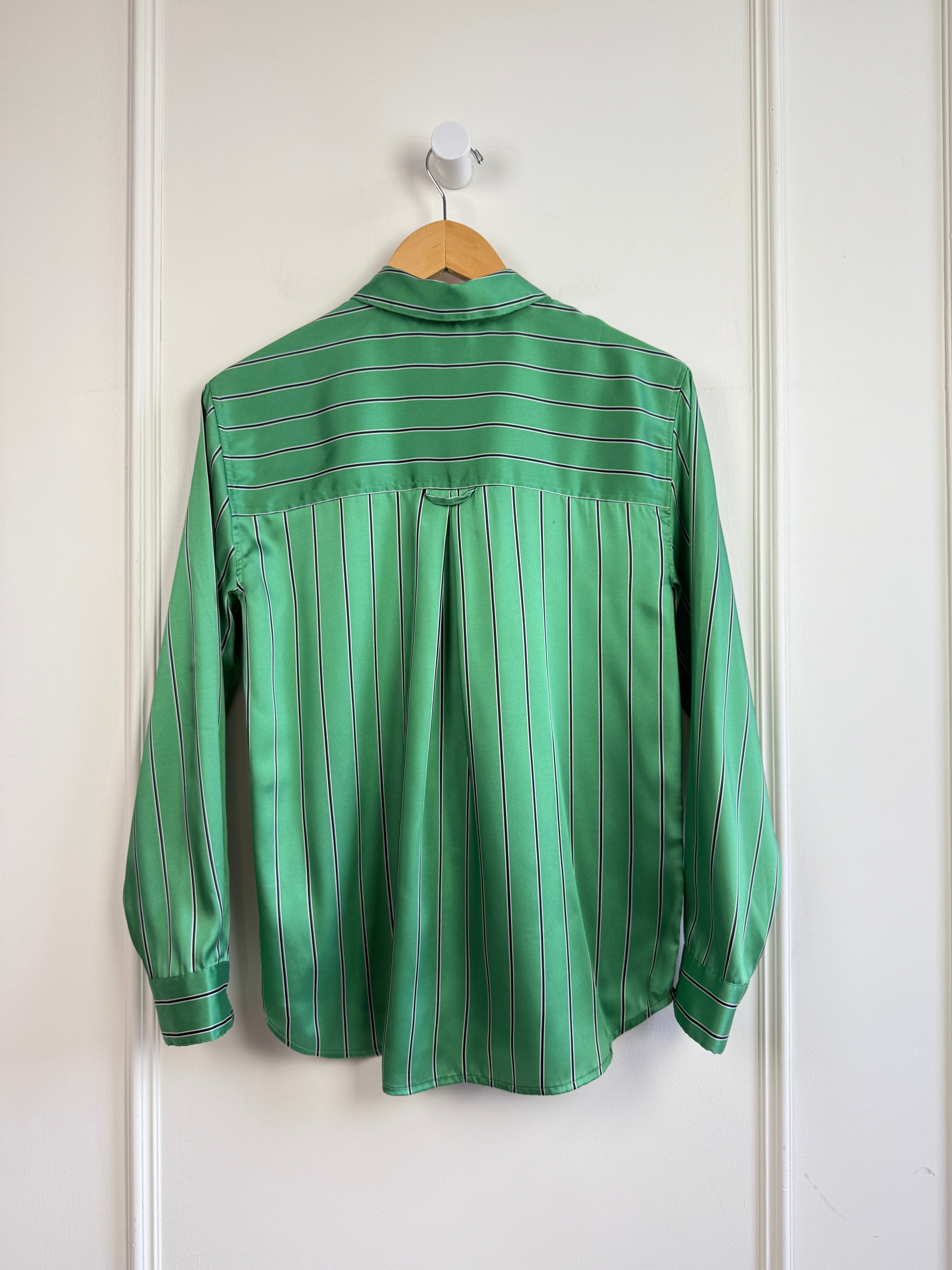 Rails Green Striped Button Up (S)