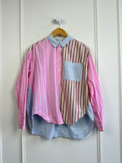 Essentiel Antwerp Famille Striped Buttondown Shirt (M)
