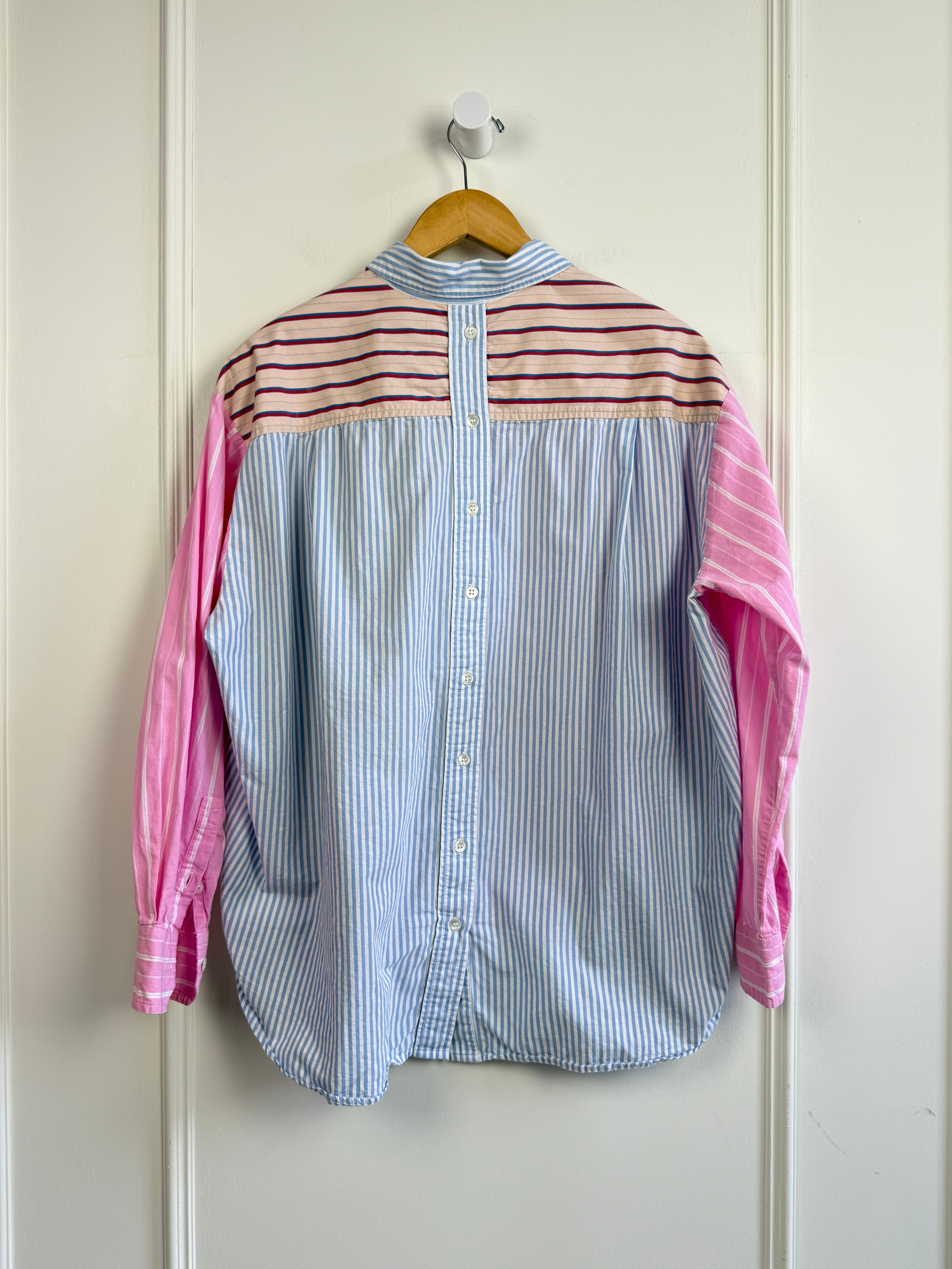 Essentiel Antwerp Famille Striped Buttondown Shirt (M)