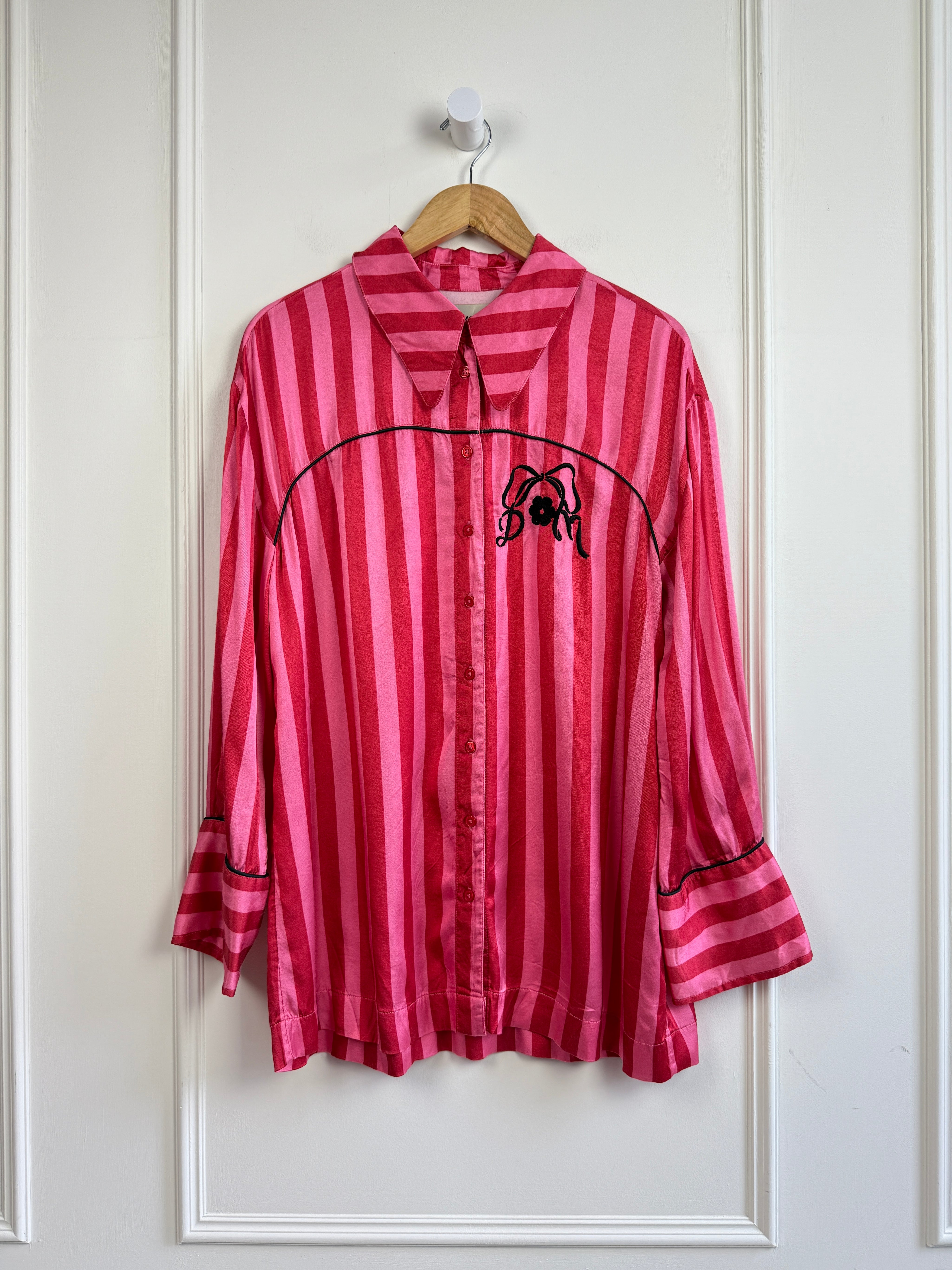 Damson Madder Striped Pajama Top (6 & 8)