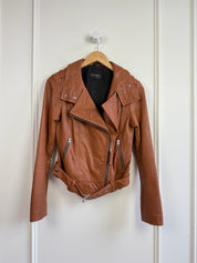 Mackage Brown Leather Jacket (S)