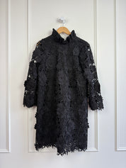 Tuckernut Black Lace Dress (M)