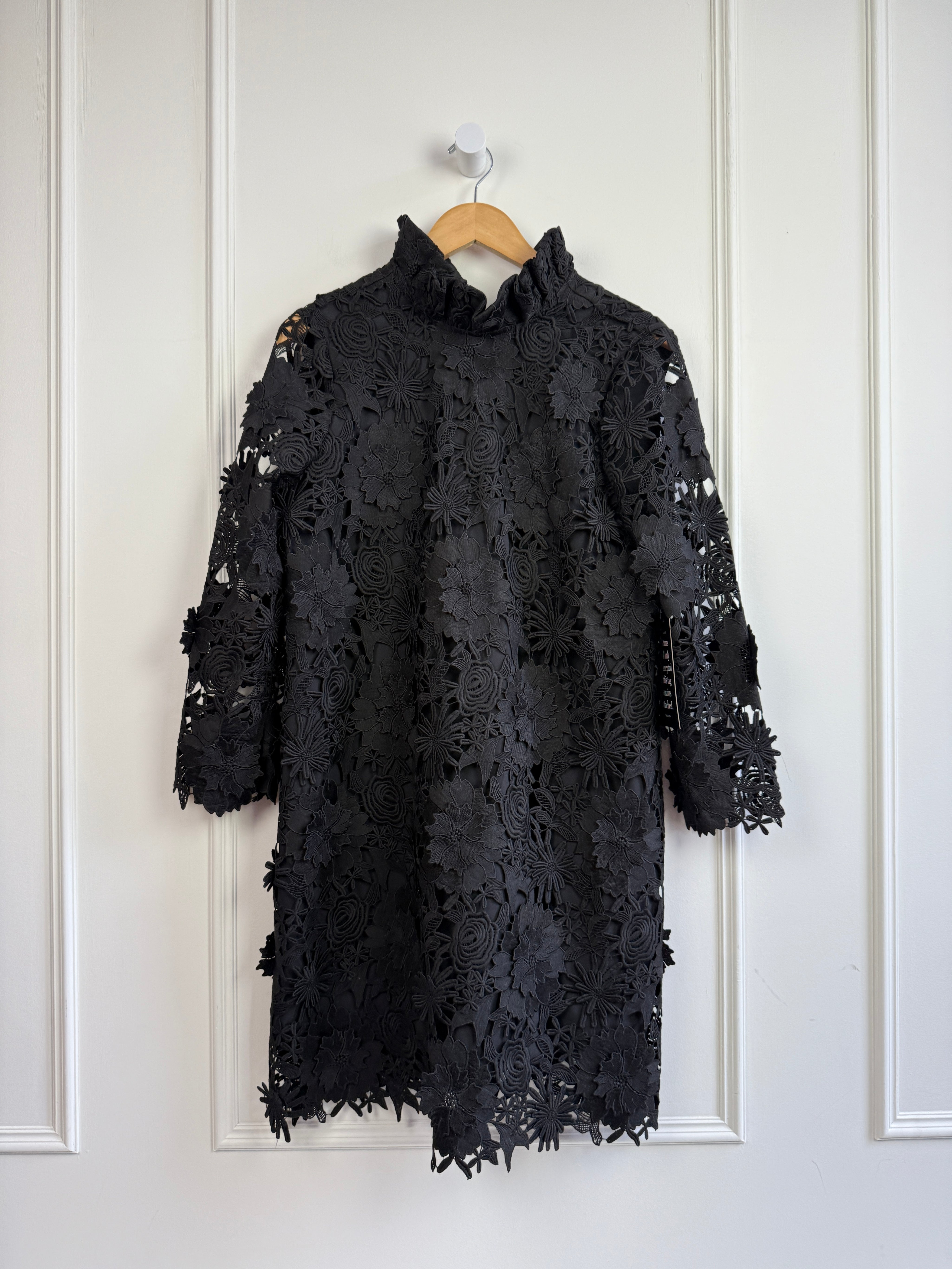 Tuckernut Black Lace Dress (M)