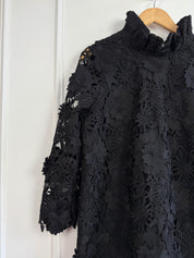 Tuckernut Black Lace Dress (M)