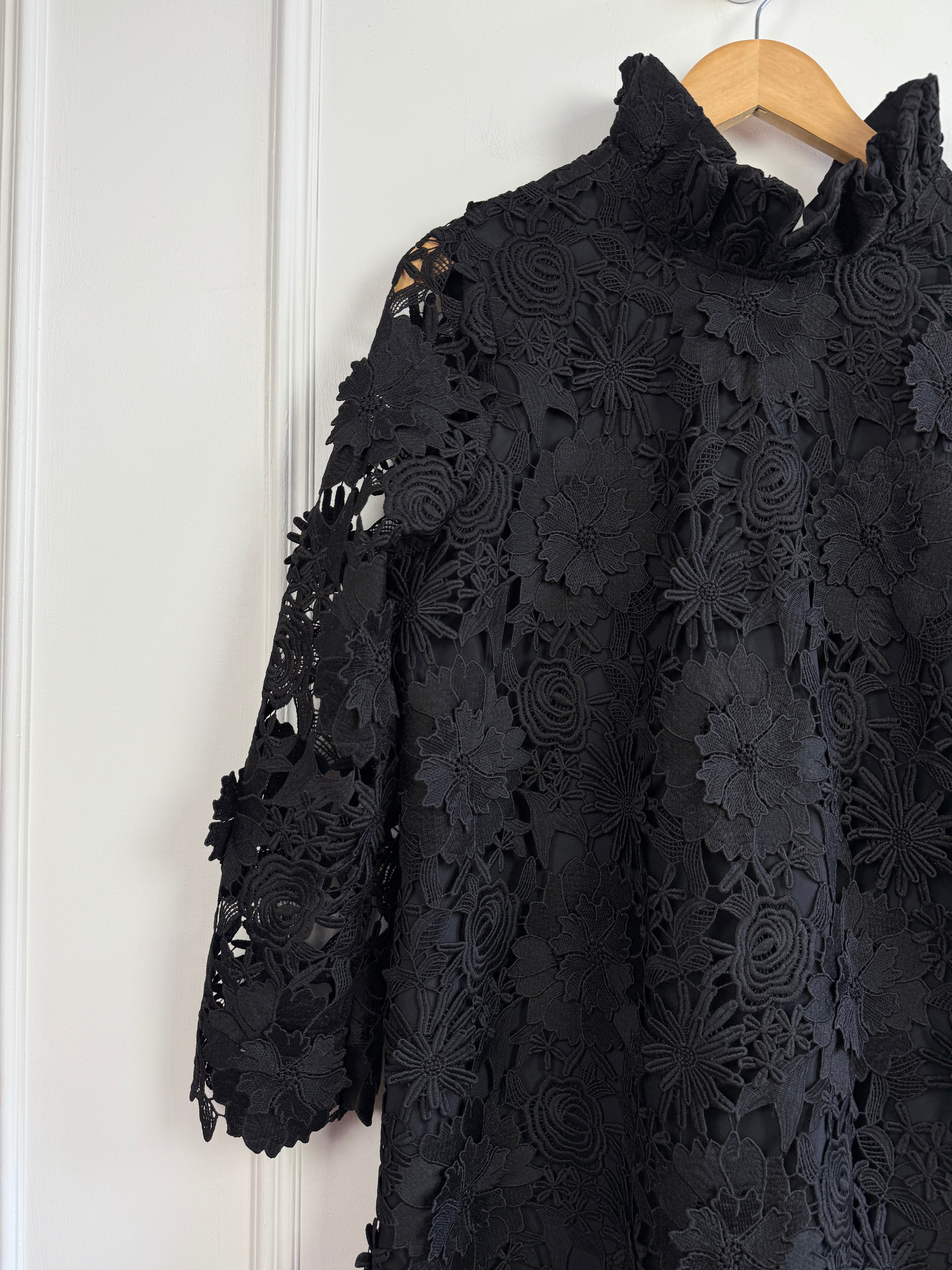 Tuckernut Black Lace Dress (M)