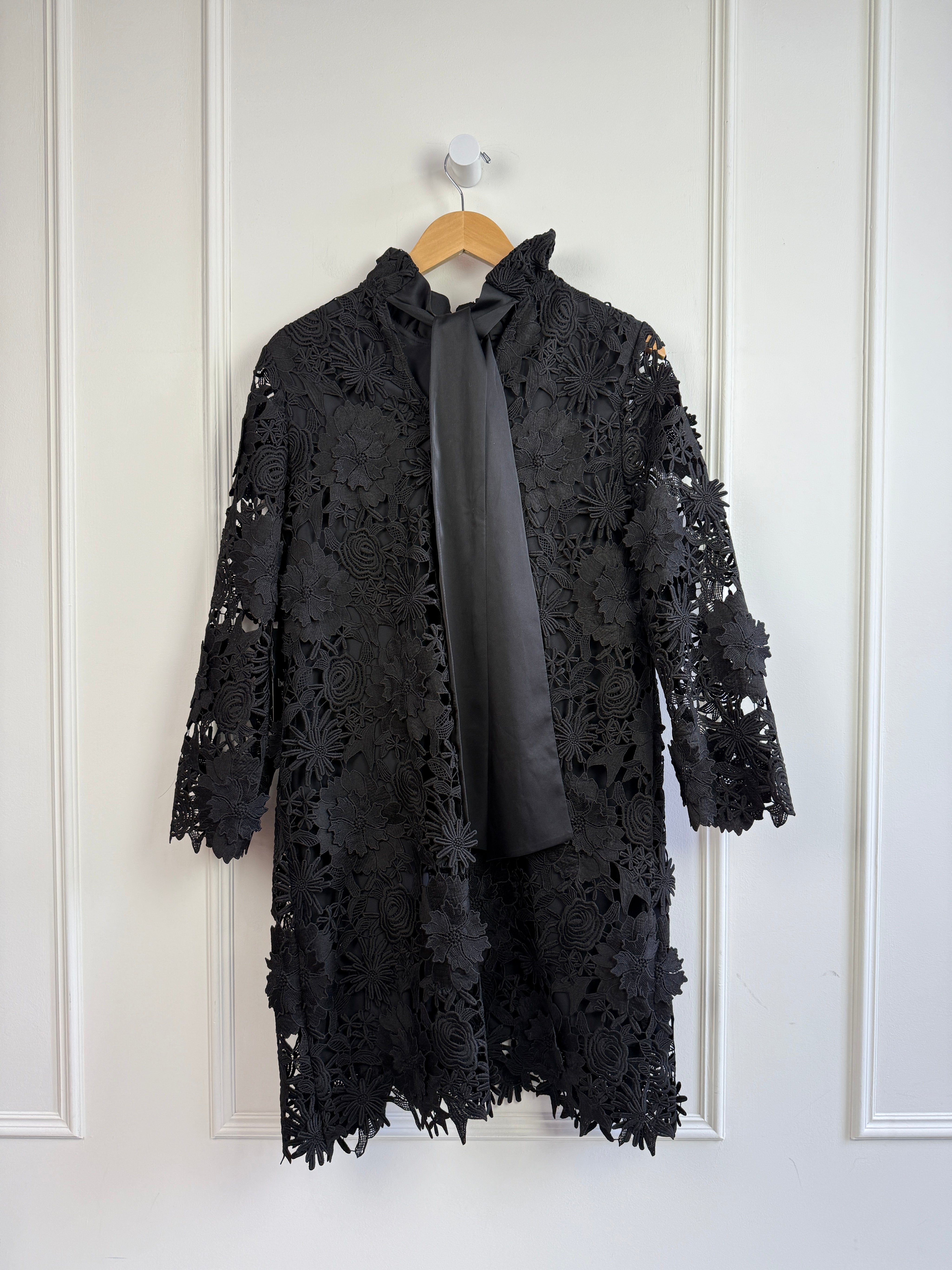 Tuckernut Black Lace Dress (M)