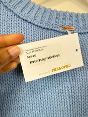 Free People Baby Blue Sweater (M)
