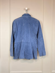 Blank NYC Blue Leather Blazer (L)