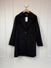 Katherine Kelly Black Wool Coat (M)