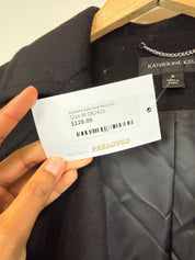 Katherine Kelly Black Wool Coat (M)