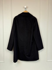 Katherine Kelly Black Wool Coat (M)