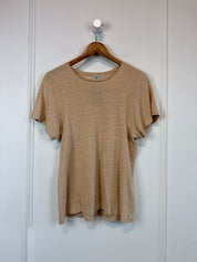 Toteme Linen Logo Tee (S)