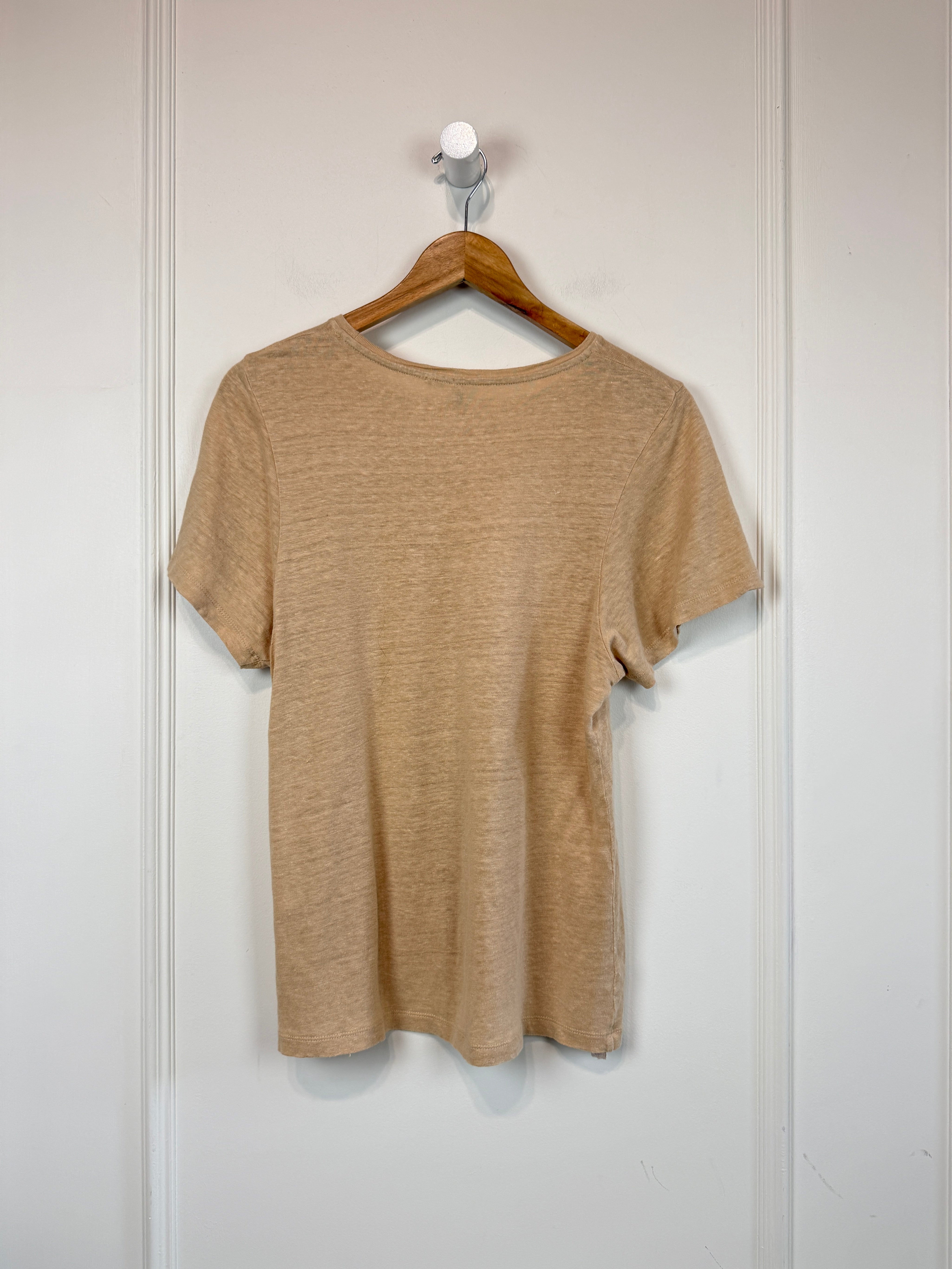 Toteme Linen Logo Tee (S)