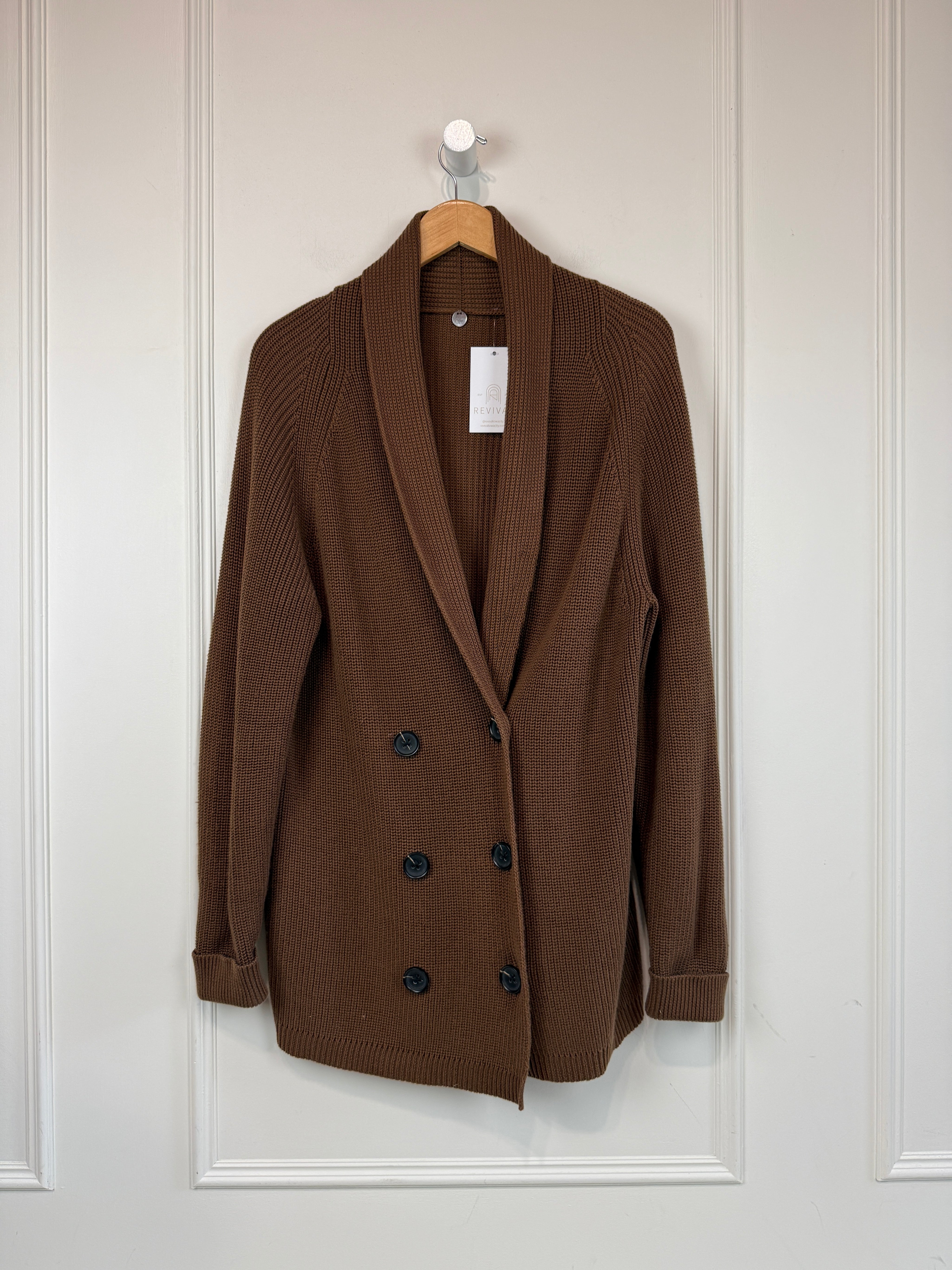 Margaret O'Leary Brown Cardigan (M)