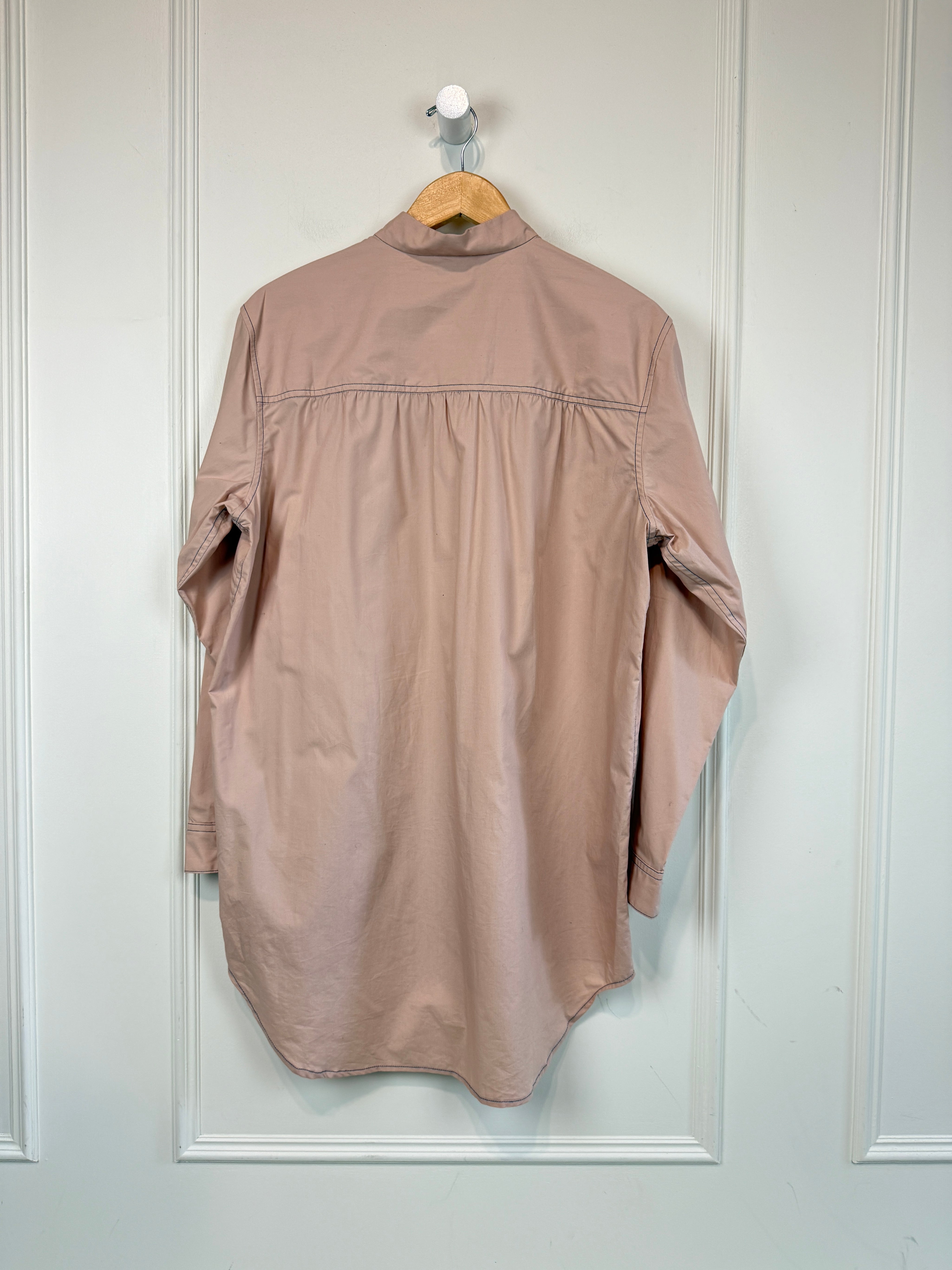 B Sides Pink Button Down (S)