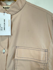 B Sides Pink Button Down (S)