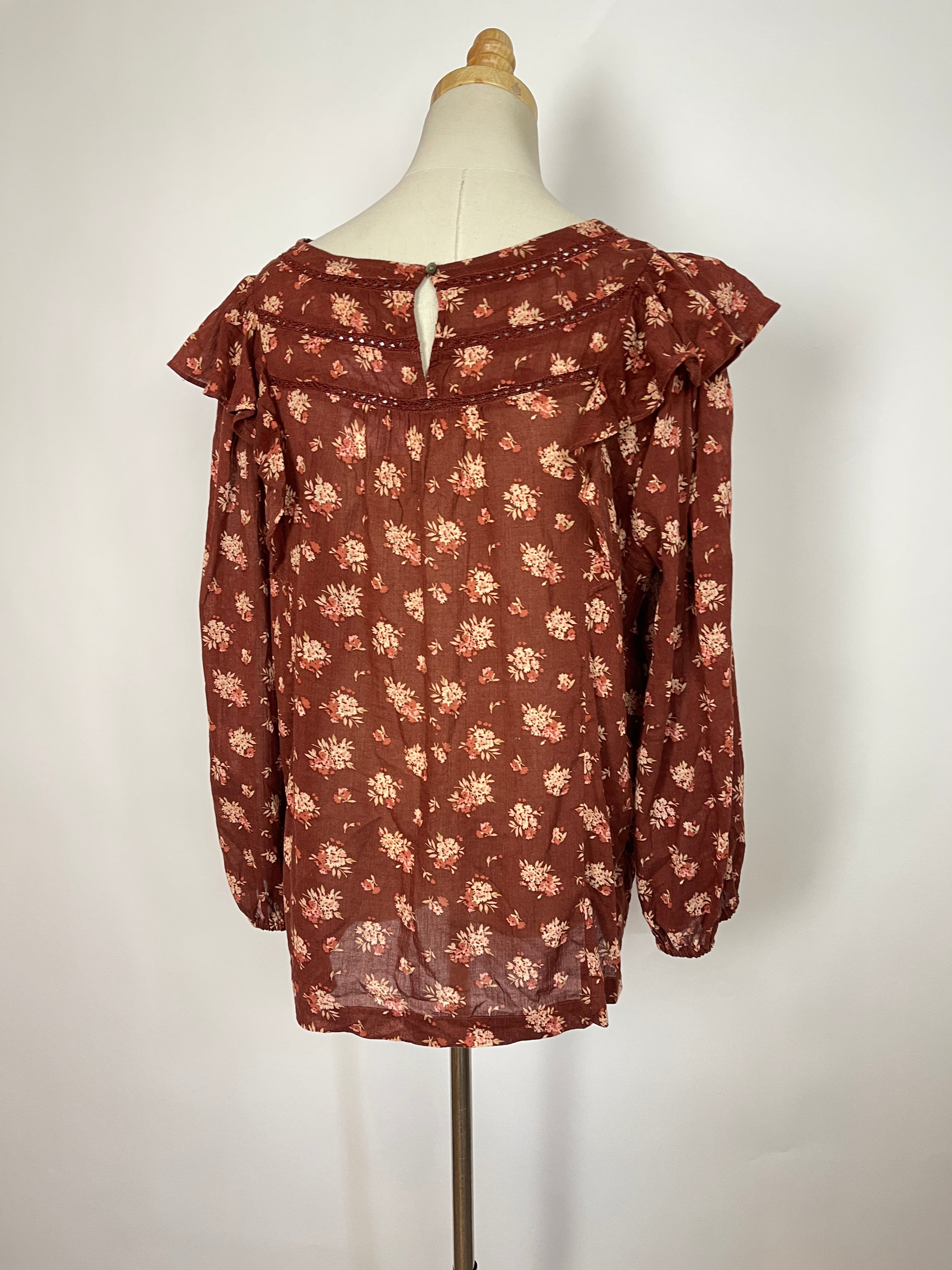 Madewell Floral Blouse (XL)