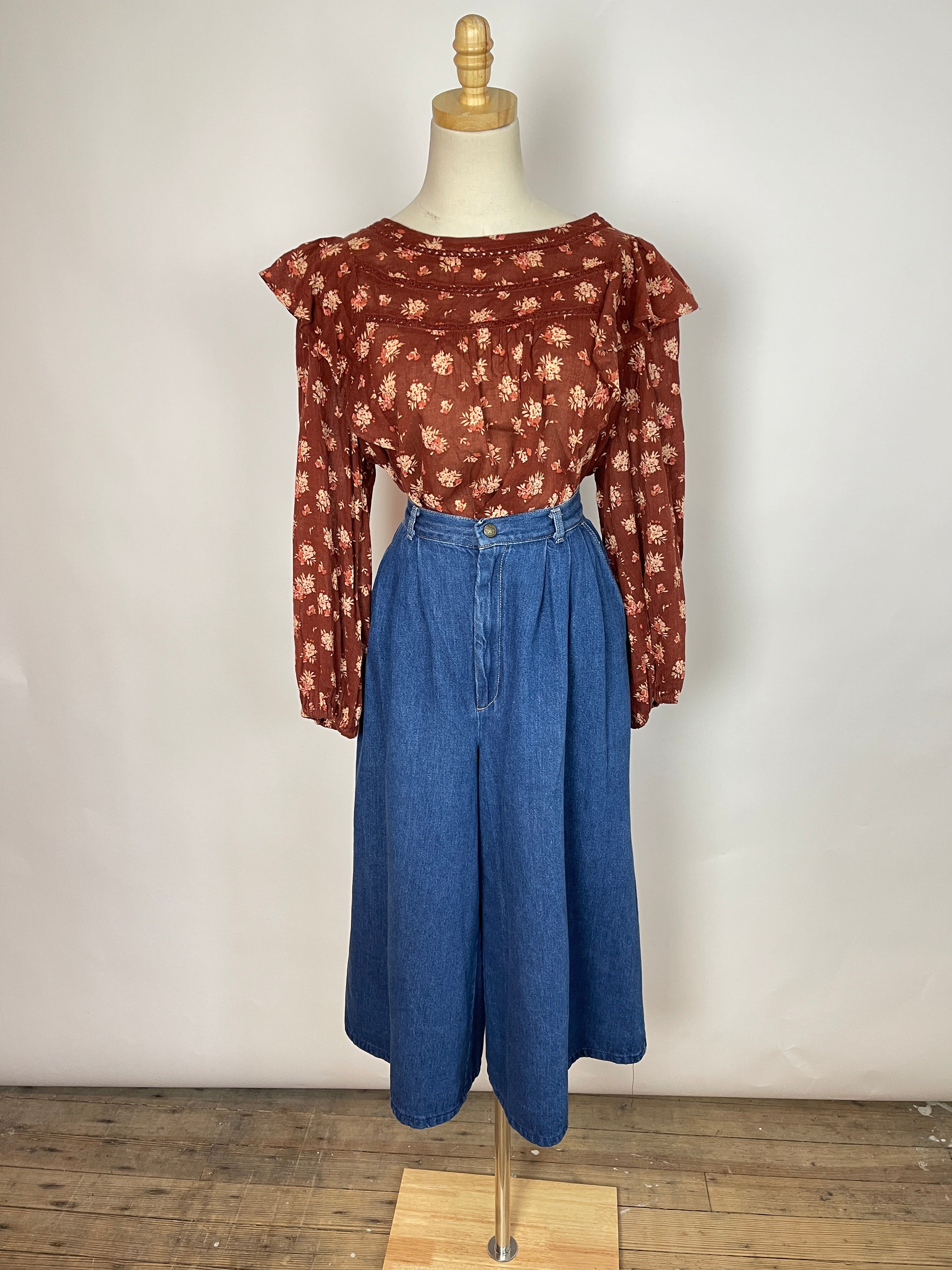 Madewell Floral Blouse (XL)