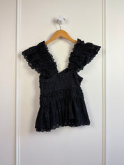 Sea NY Black Lace Top (XS)
