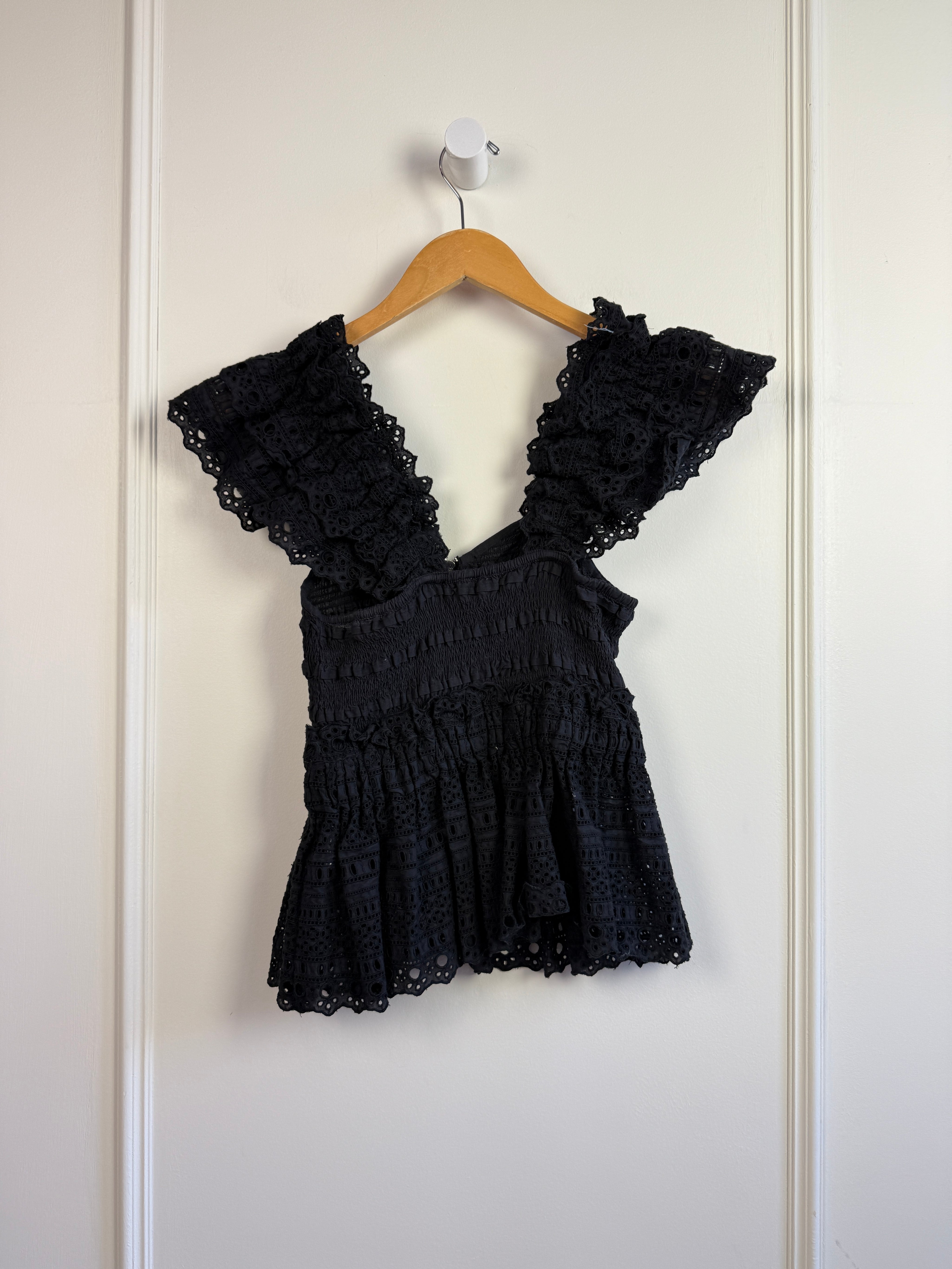 Sea NY Black Lace Top (XS)