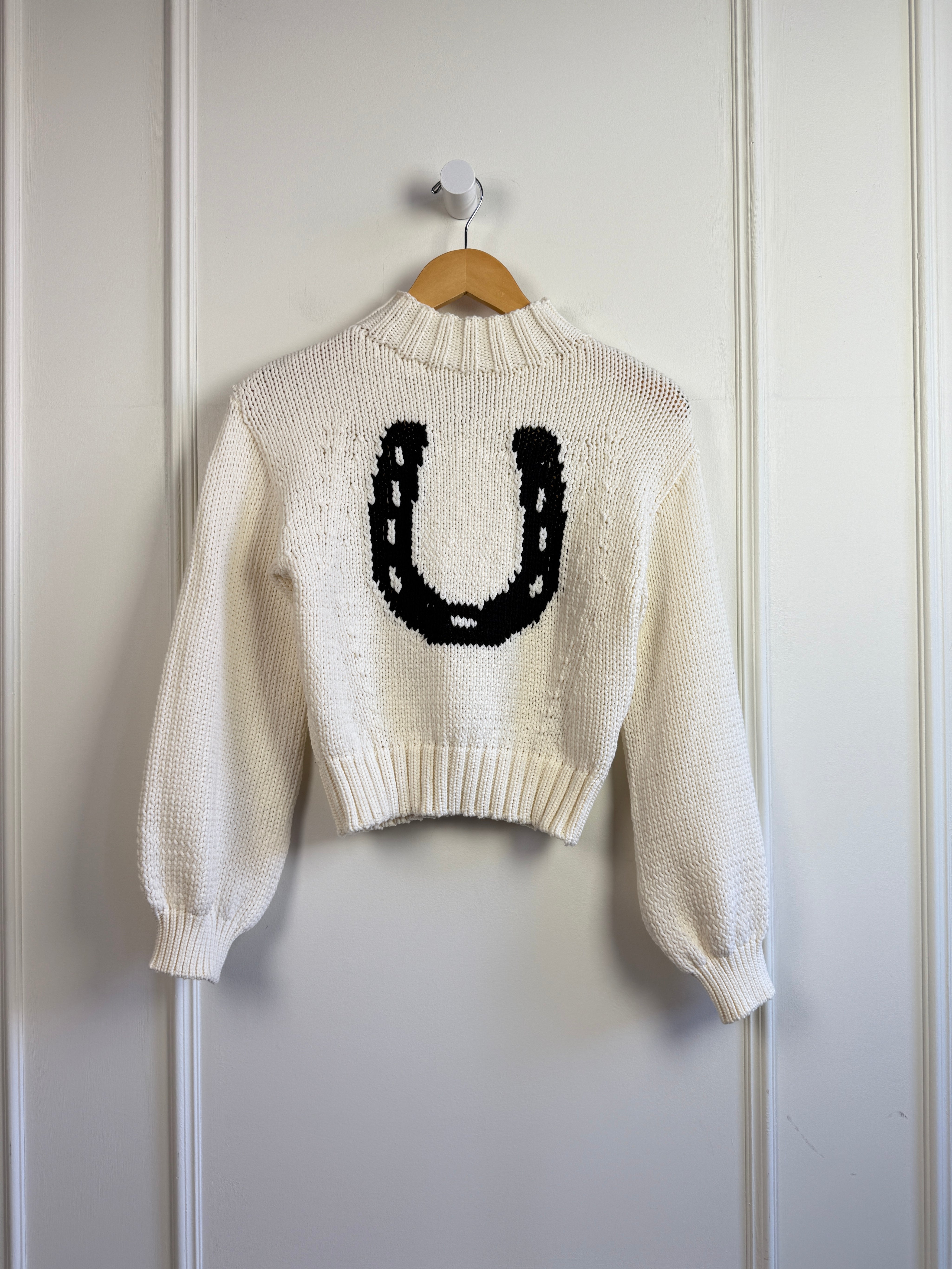 Maeve for Anthropologie Horseshoe Sweater (XXS)