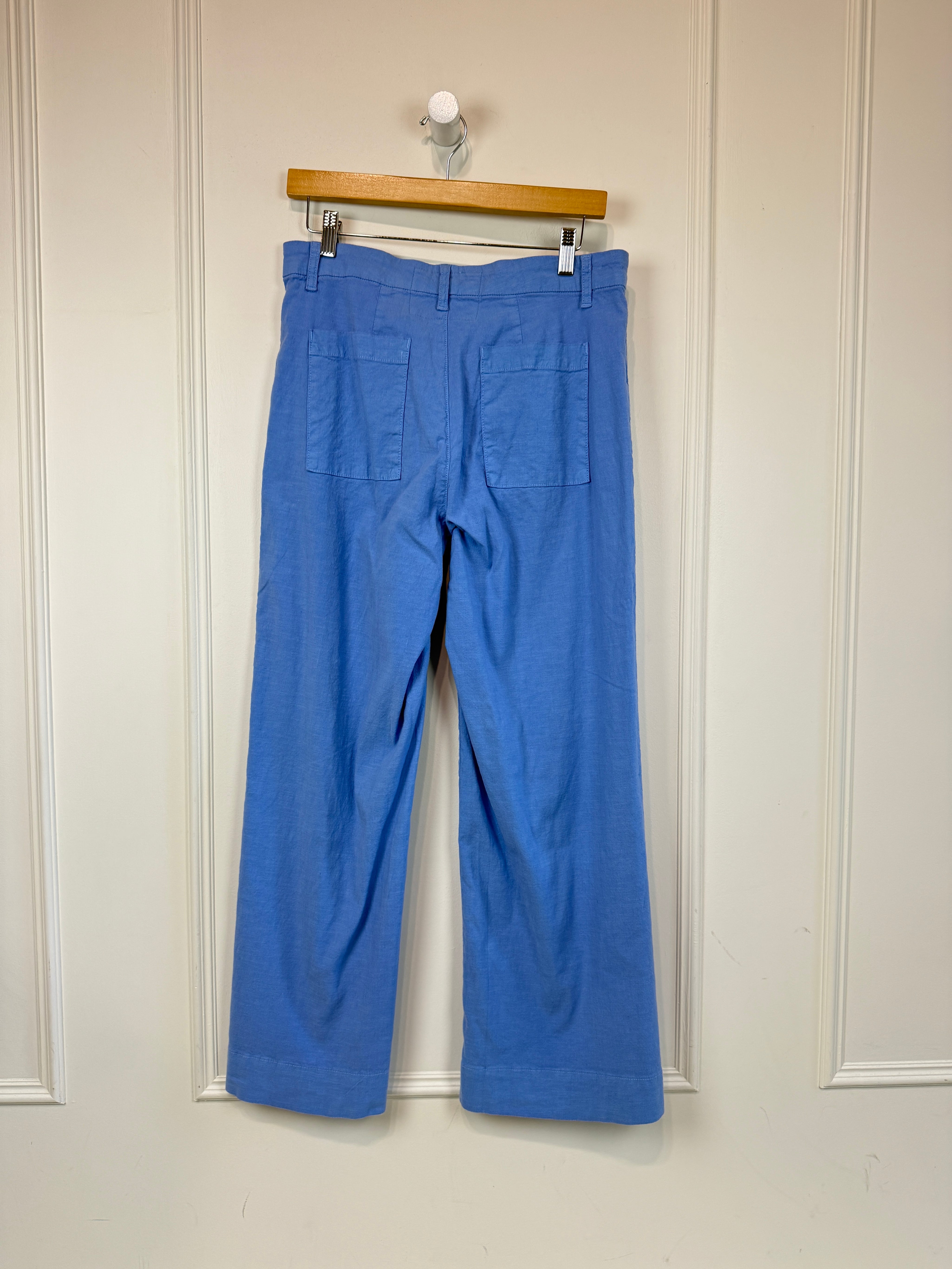 Frank & Eileen Periwinkle Cotton/Flax Pants (6/28)