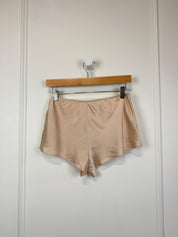 Olivia Von Halle Silk Tap Shorts (M)