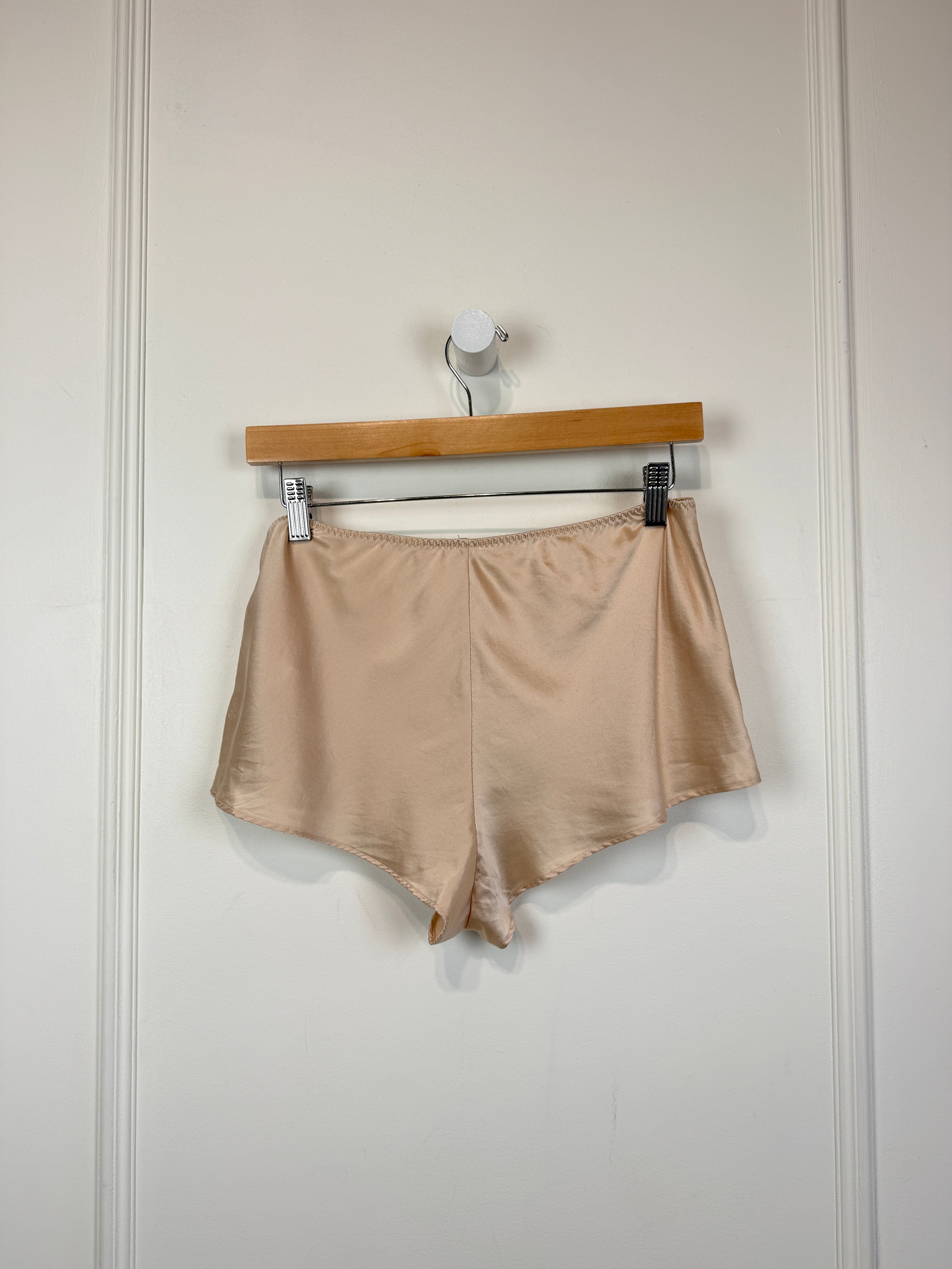 Olivia Von Halle Silk Tap Shorts (M)