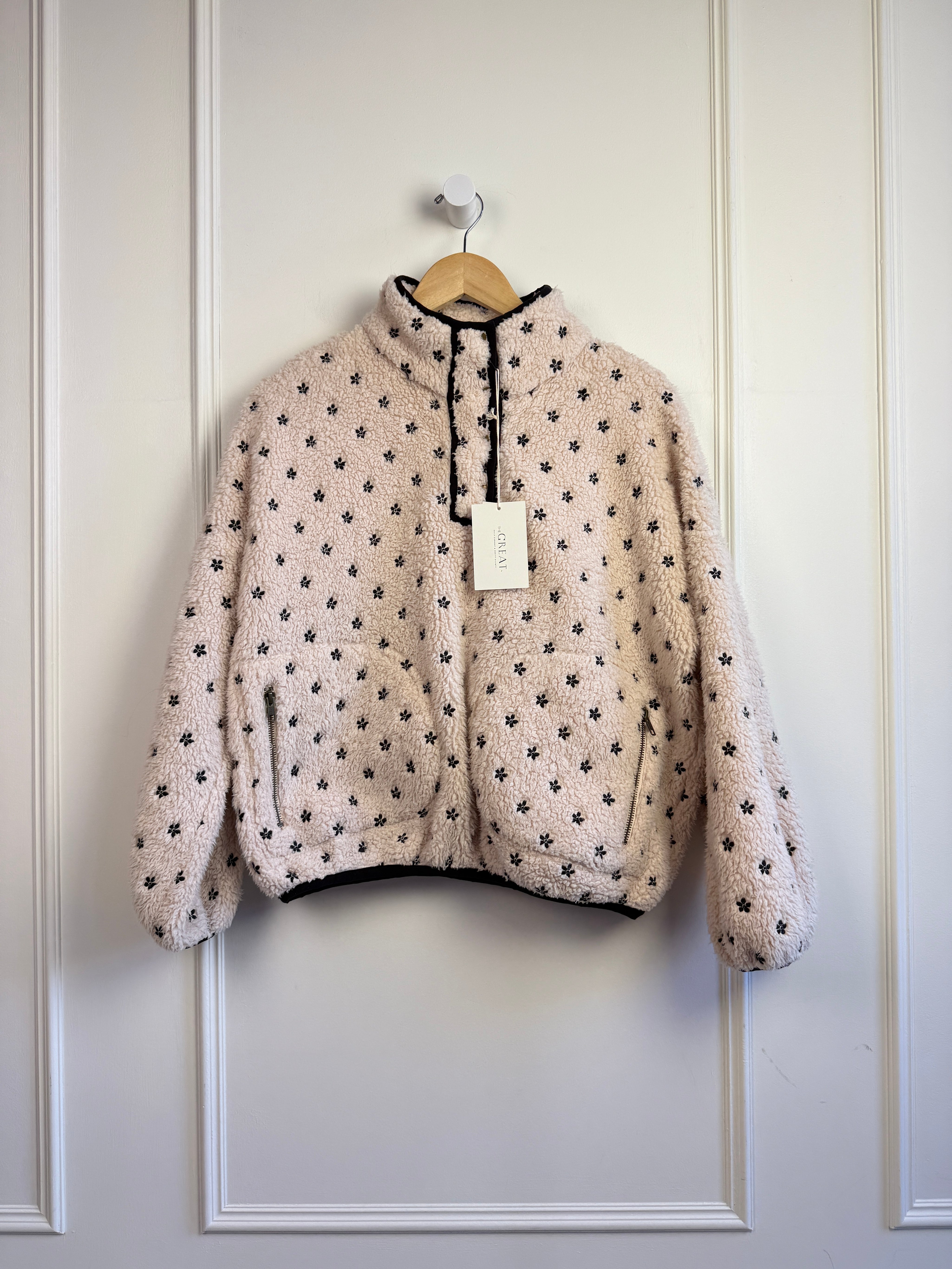 The Great Floral Quarter Zip (M)