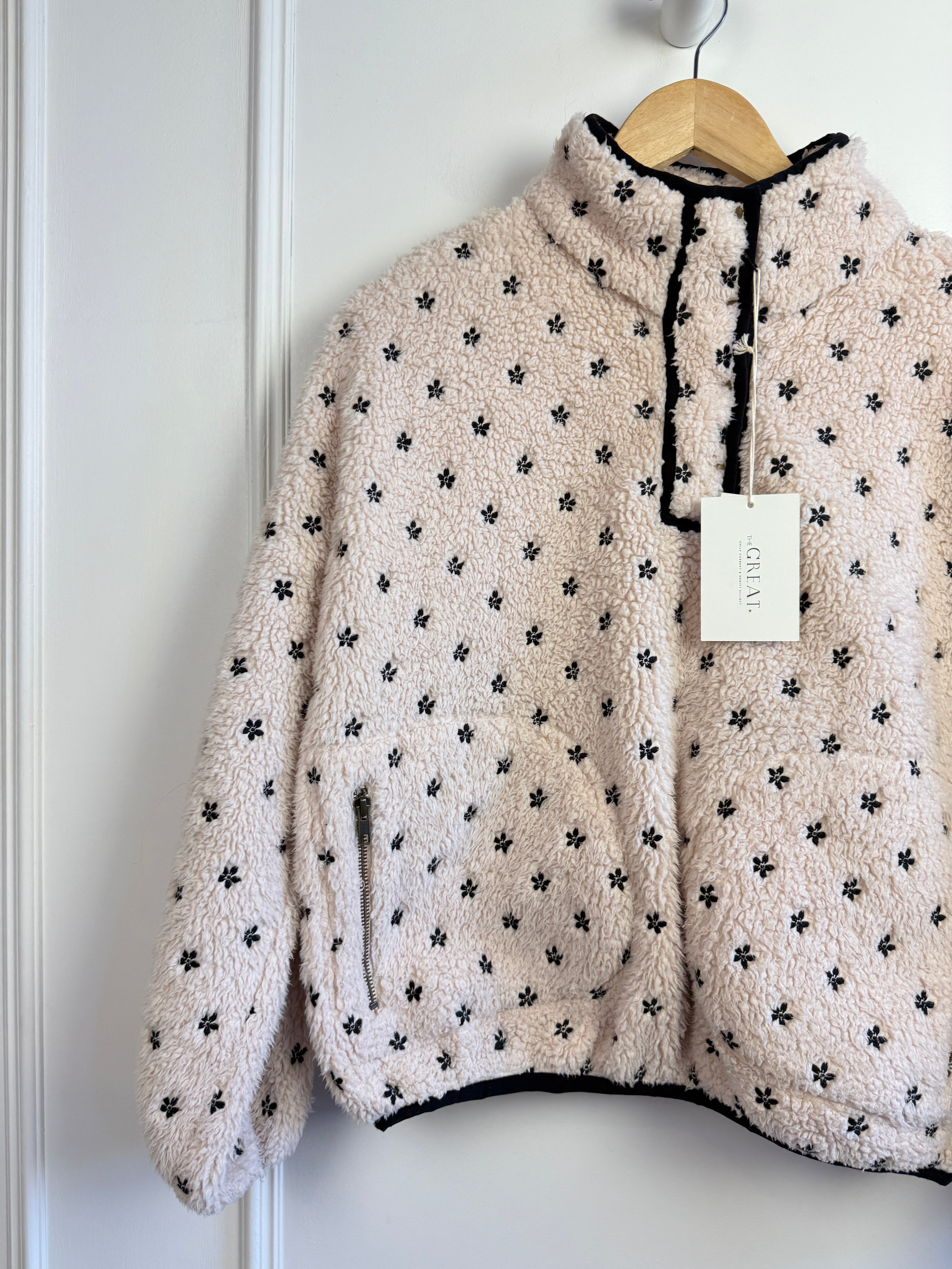 The Great Floral Quarter Zip (M)