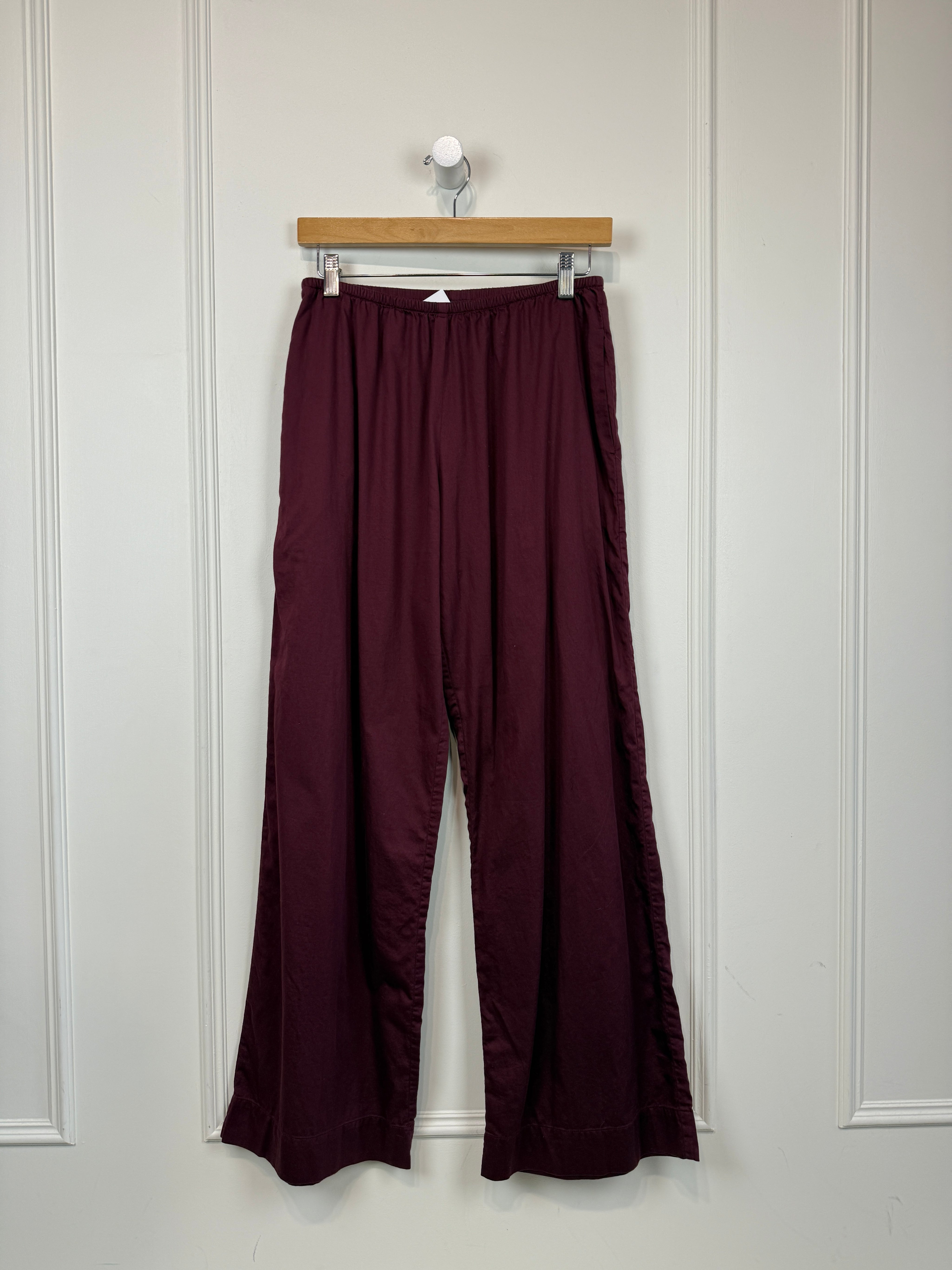 Leset Red Poplin Pants (M)