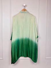 Nor Black Nor White Green Ombre Dress (XS)
