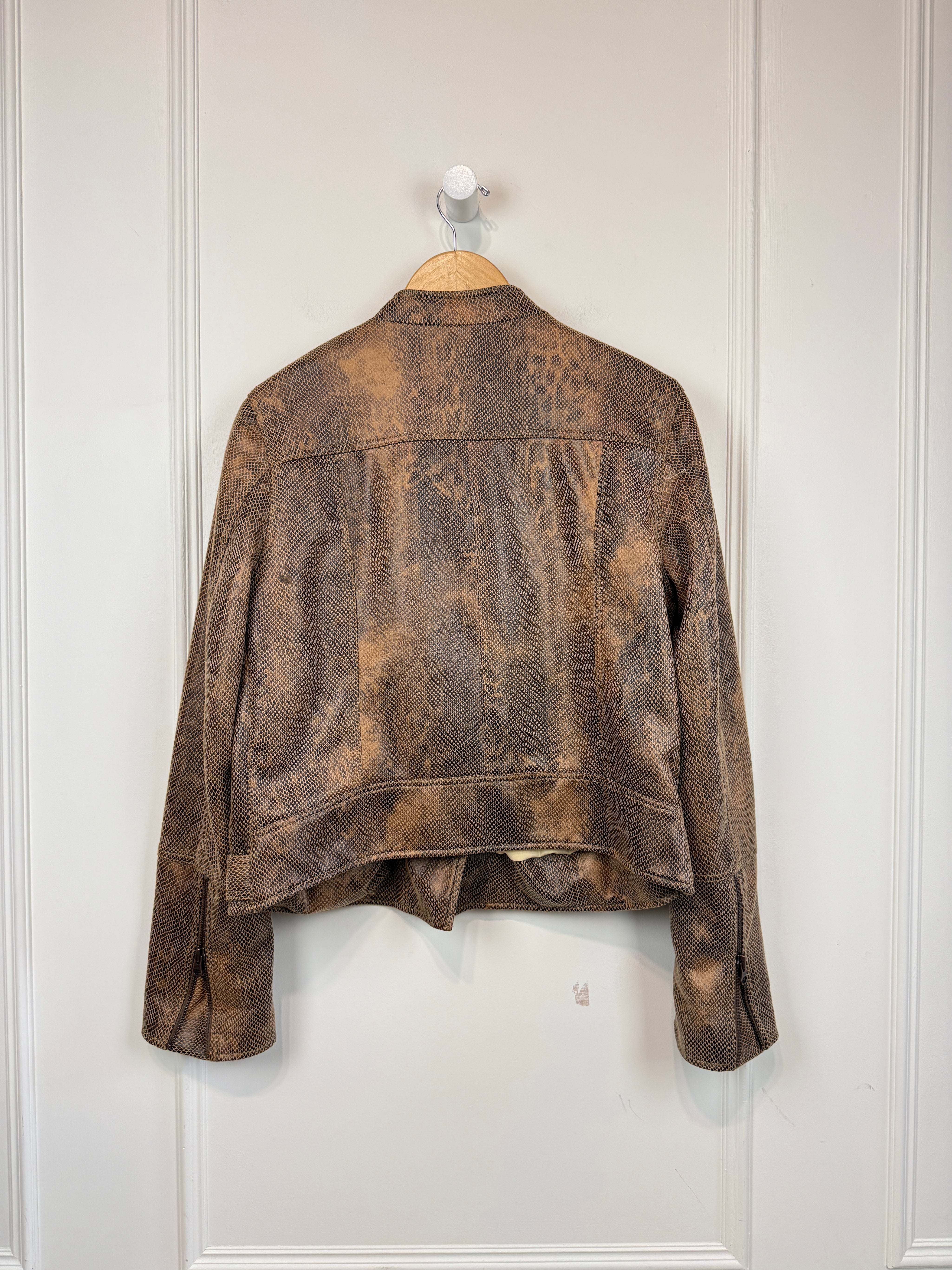 Free People Faux Leather Jacket (L)