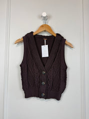 Free People Brown Vest (XS)