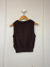 Free People Brown Vest (XS)