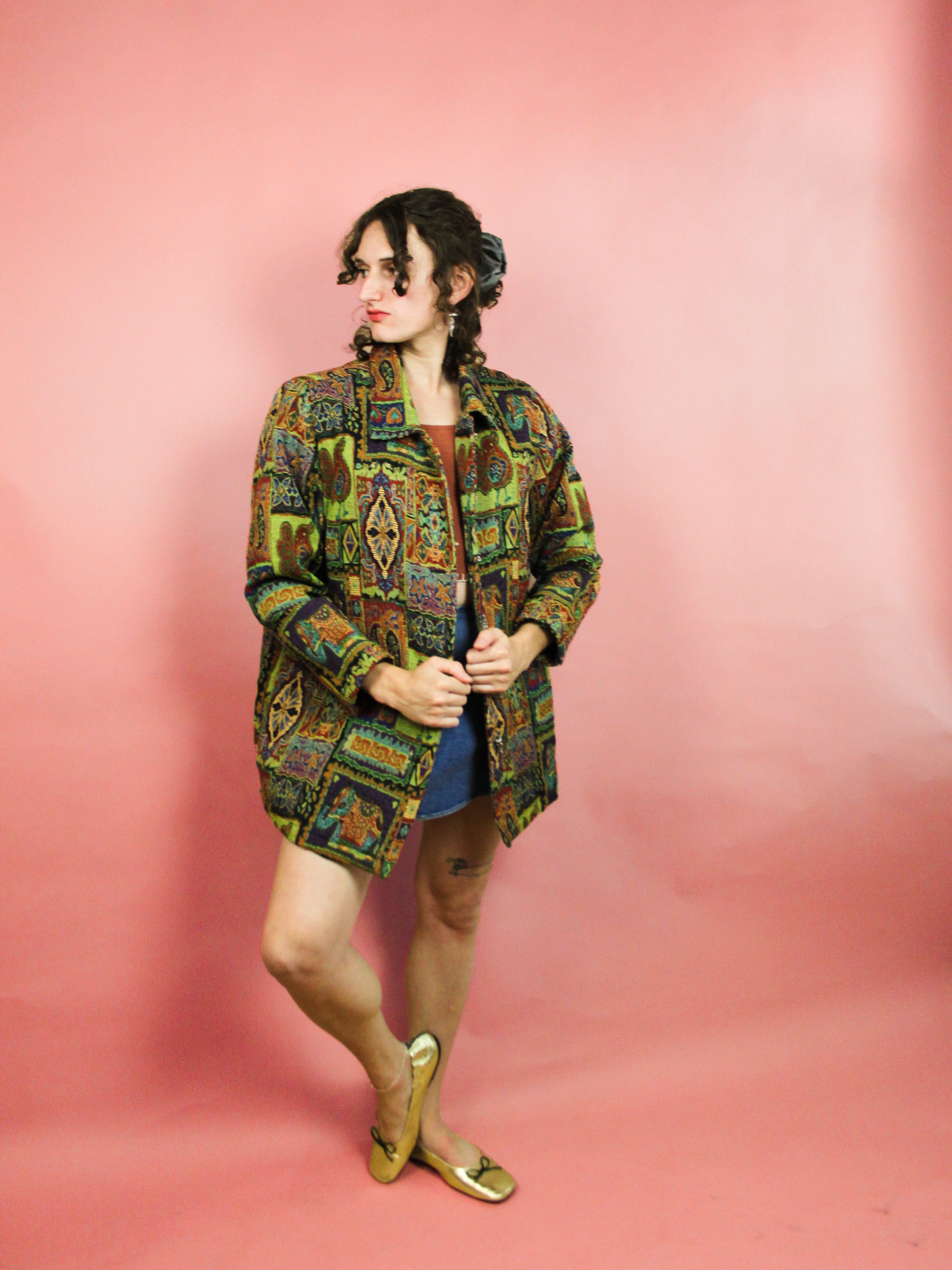 Vintage Colorful Jacket (L)