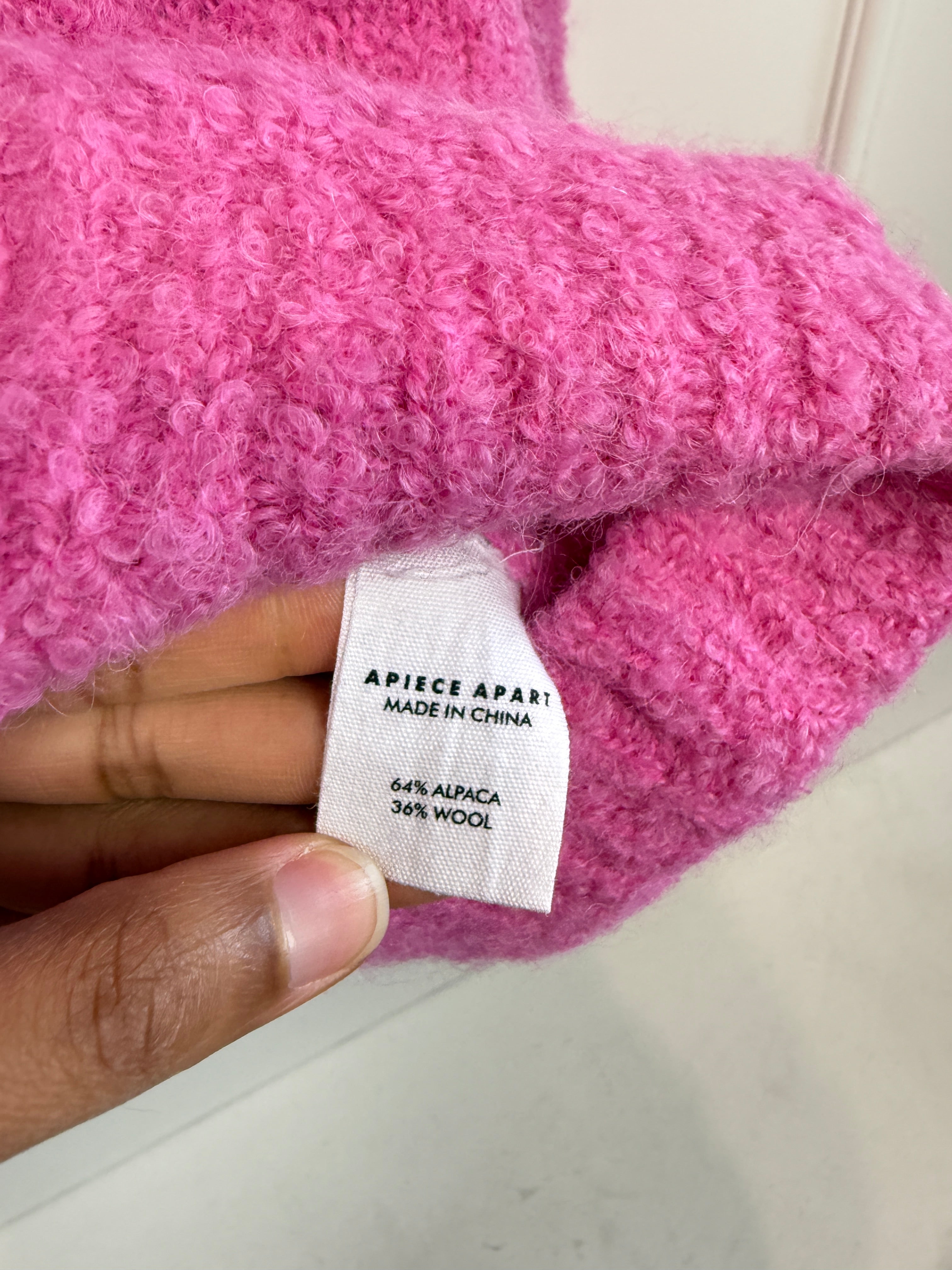 Apiece Apart Pink Sweater (2X)