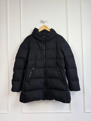 Aether Black Down Fill Puffer Jacket (L)