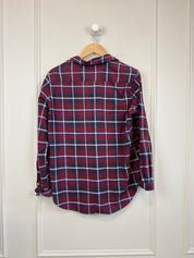 Frank & Eileen Red Plaid "Eileen" Top (S)