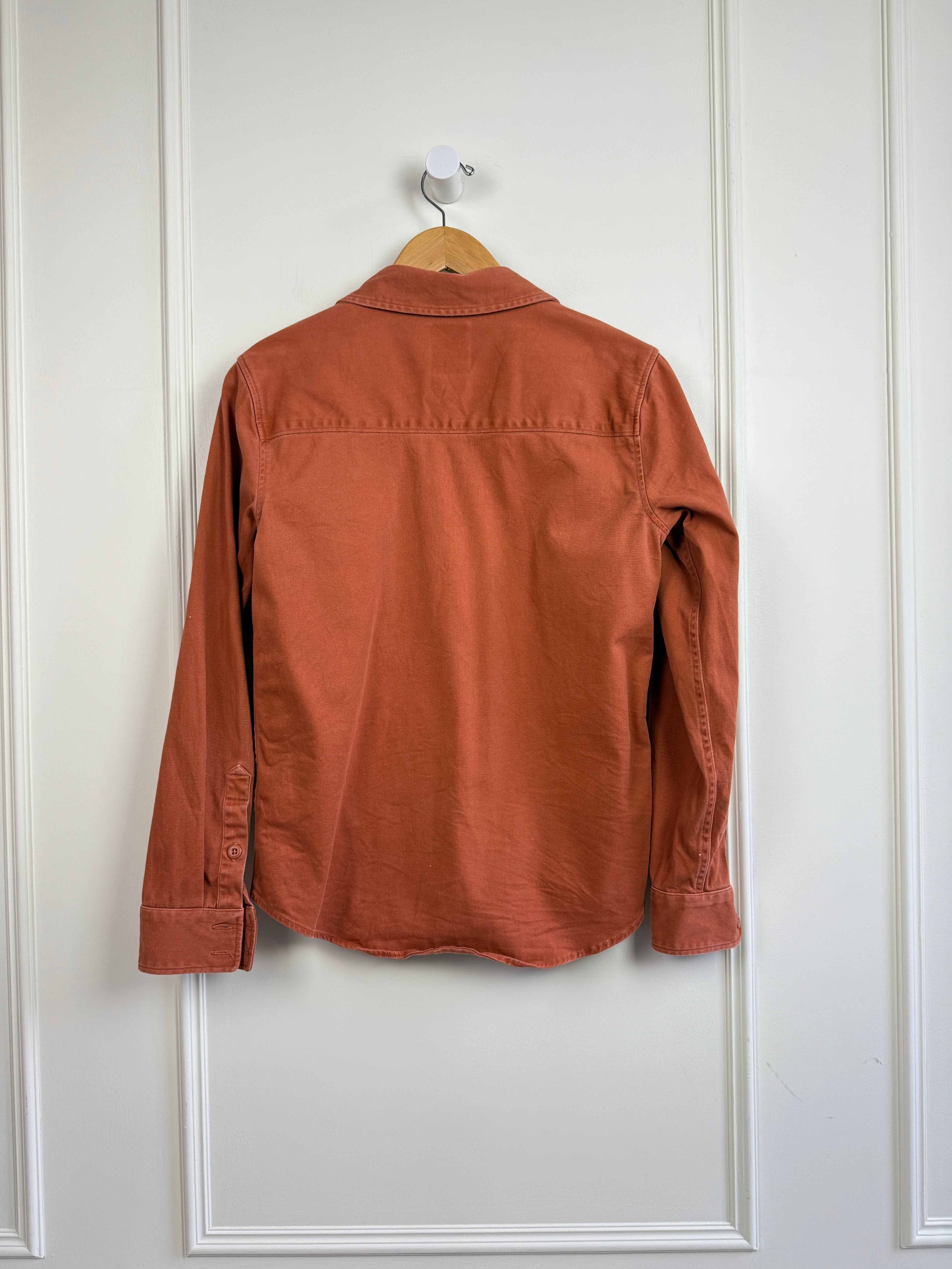 Topo Orange Button Down (M)