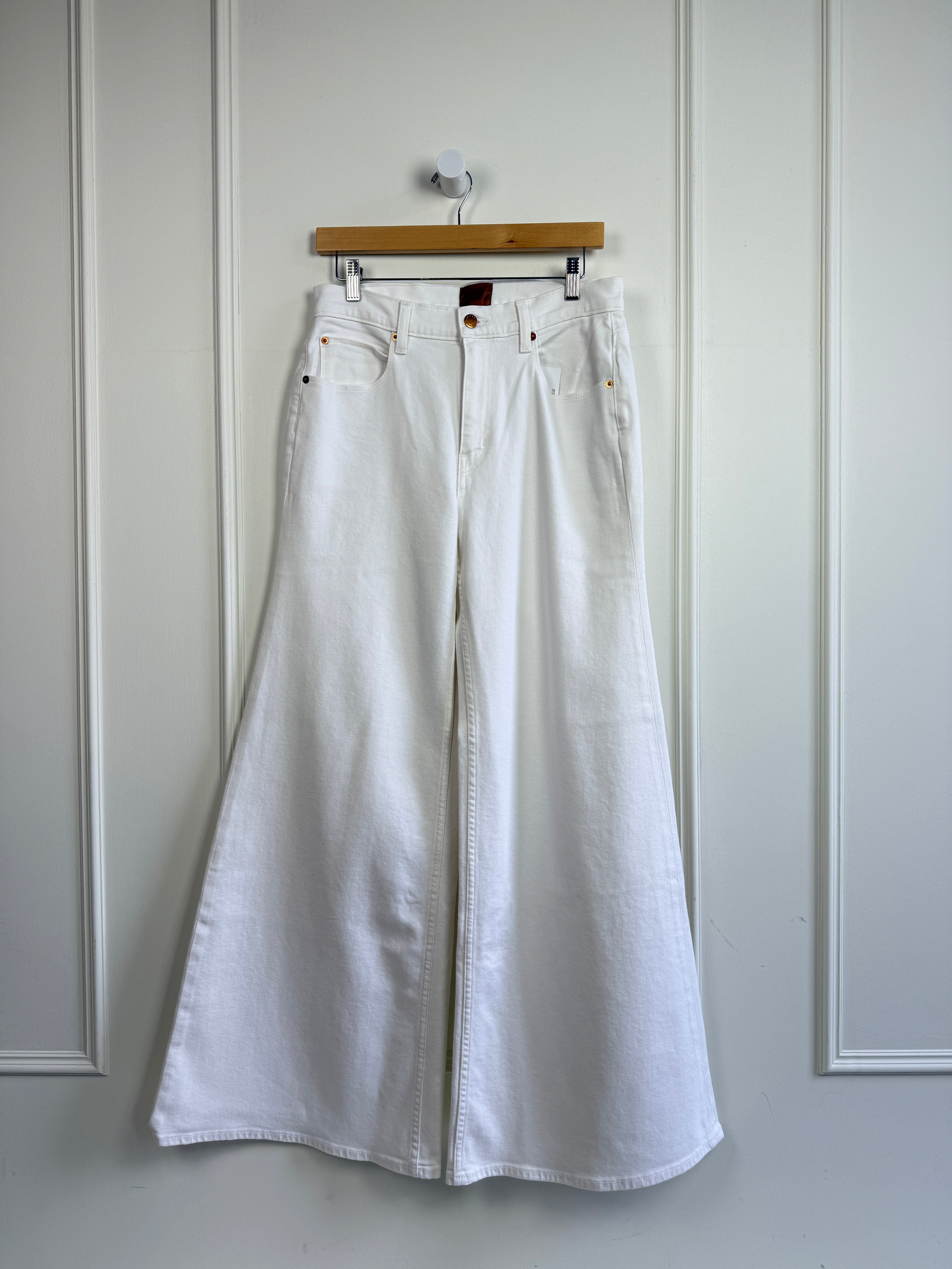 Jamie Haller Wide Leg Denim - White (8/29)