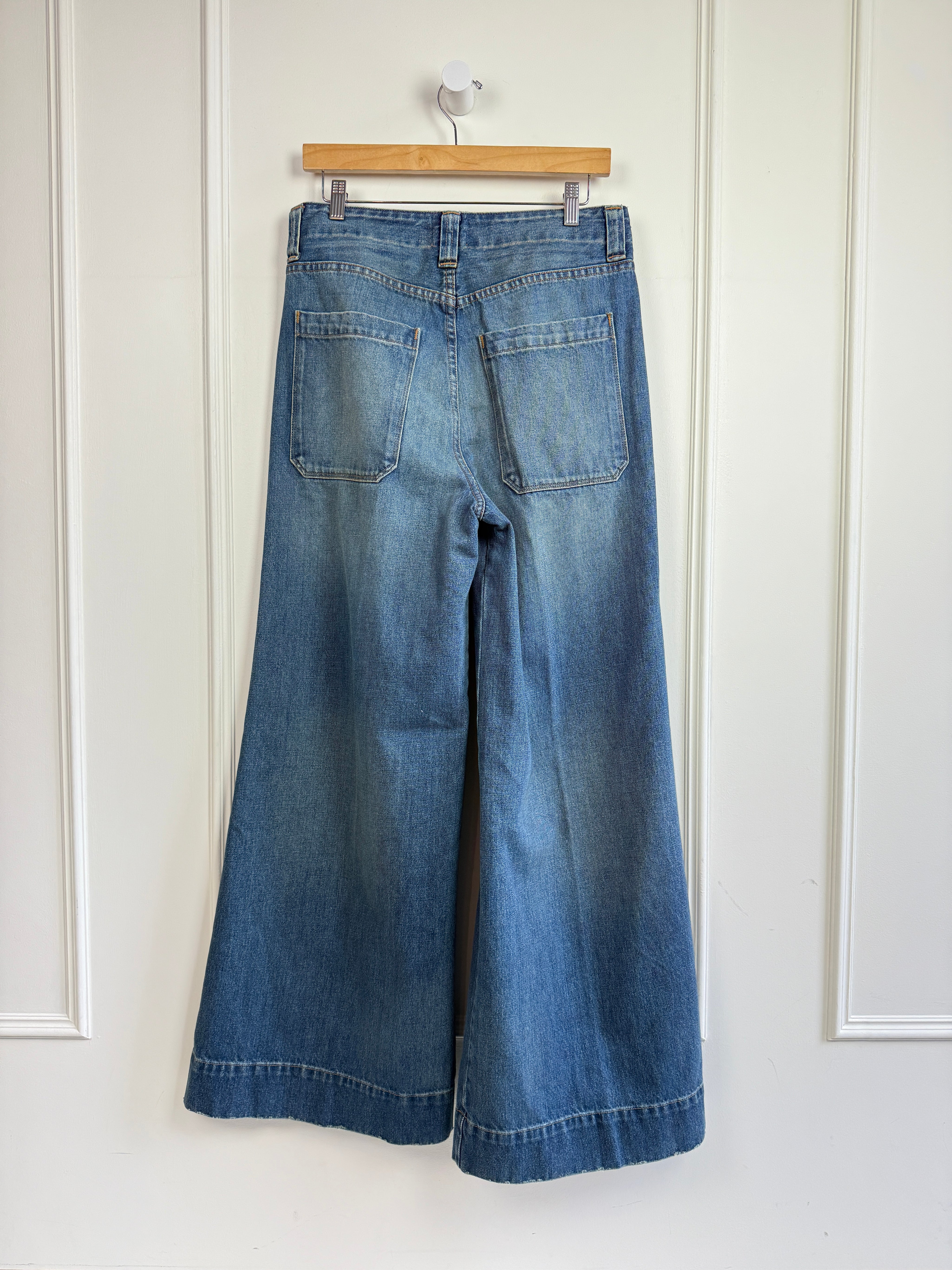Jamie Haller Mid Rinse Wide Leg Denim (8/29)
